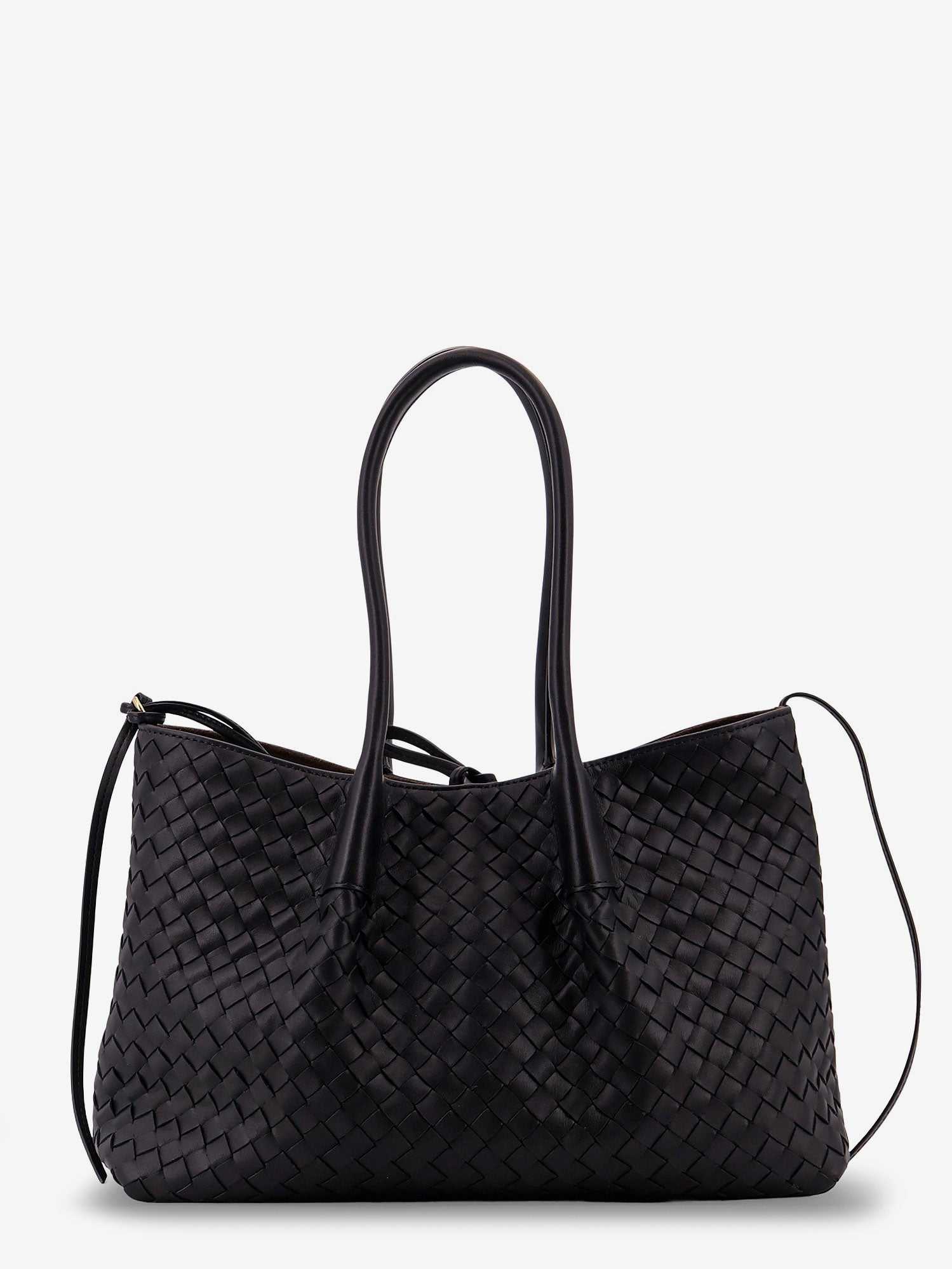 Bottega Veneta Women Pinacoteca Leather Handbag With Intrecciato Motif BOTTEGA VENETA