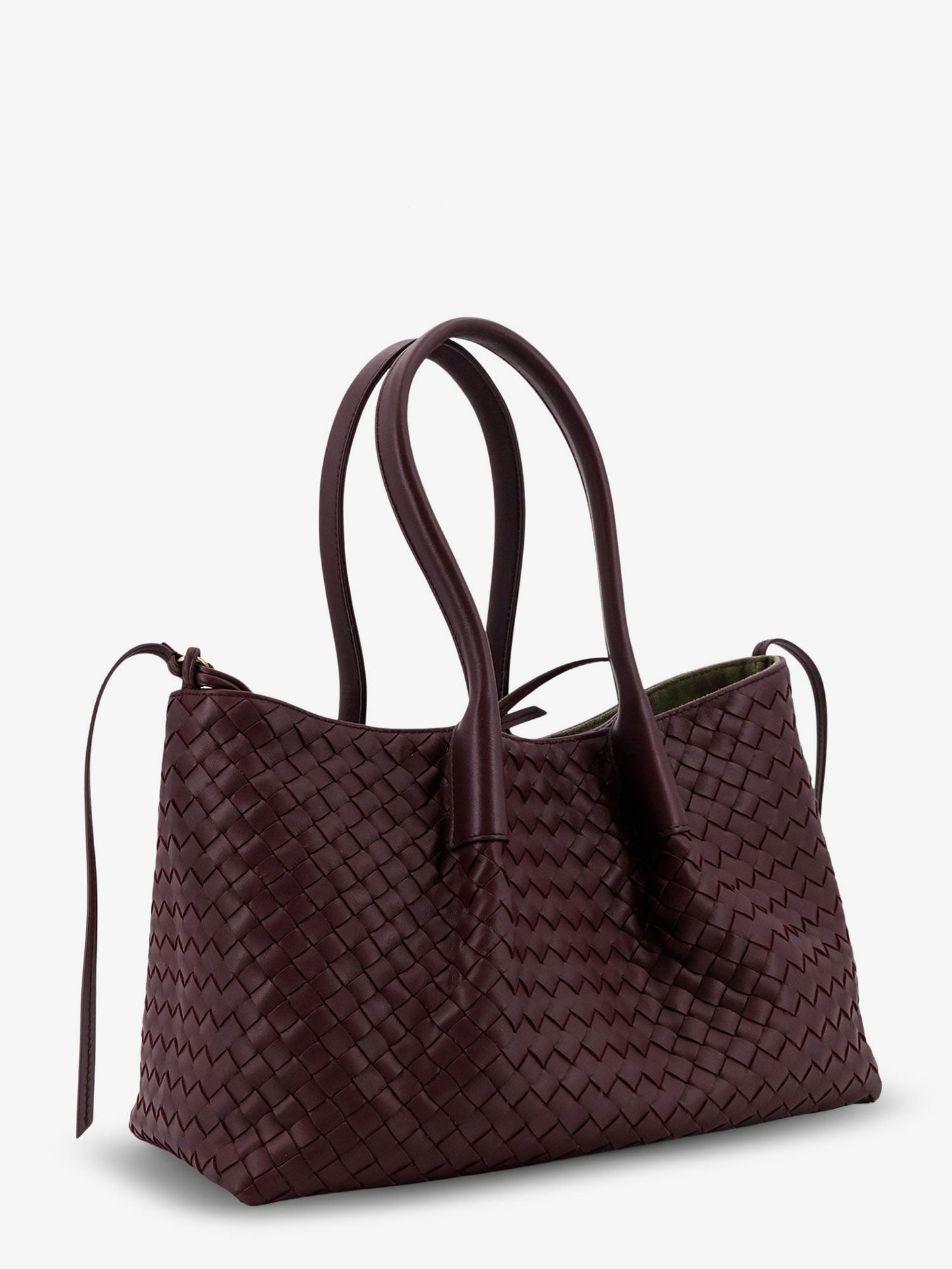 Bottega Veneta Women Pinacoteca Leather Handbag With Intrecciato Motif BOTTEGA VENETA
