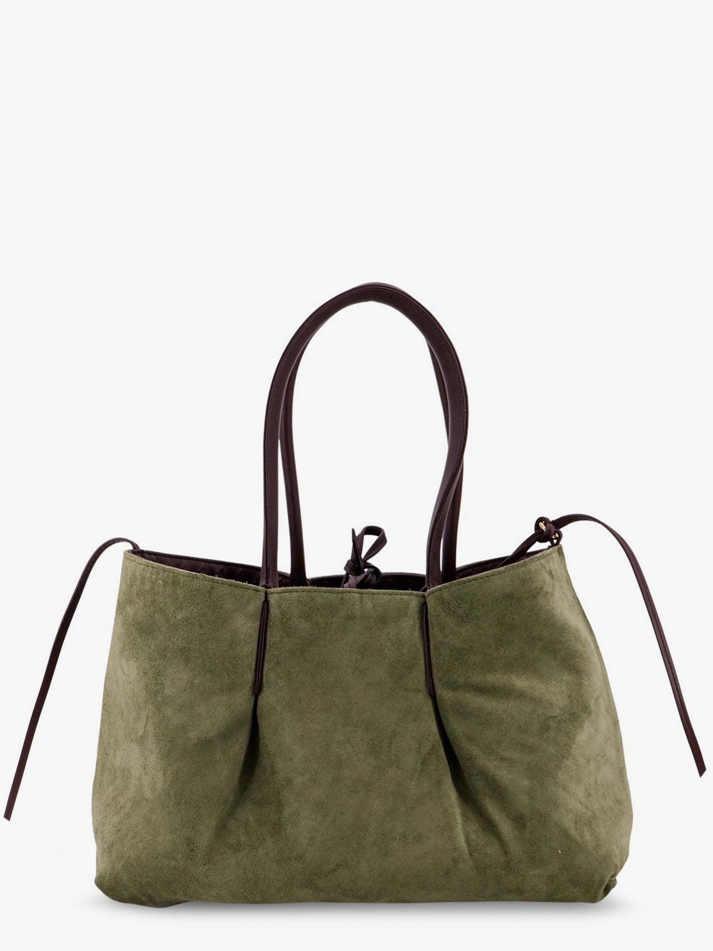 Bottega Veneta Women Pinacoteca Leather Handbag With Intrecciato Motif BOTTEGA VENETA
