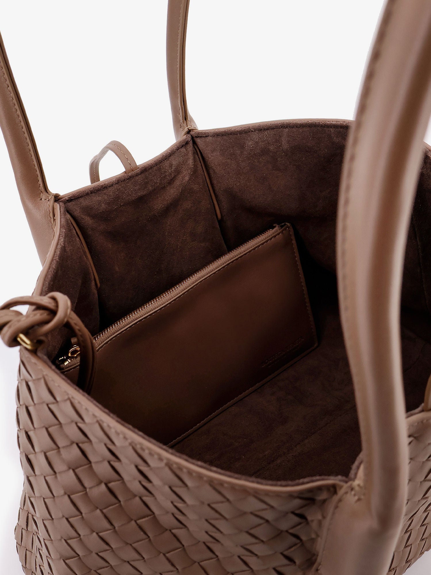 Bottega Veneta Women Pinacoteca Leather Handbag With Intrecciato Motif BOTTEGA VENETA