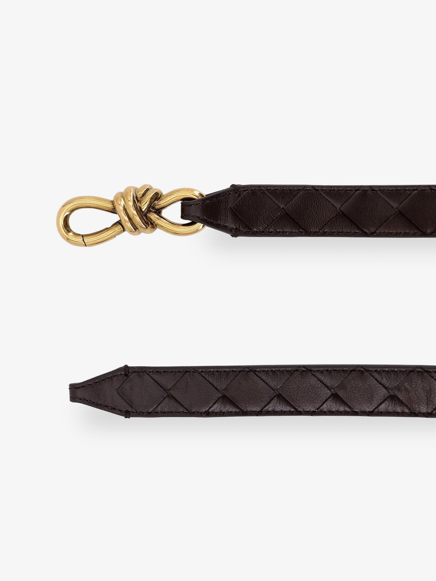 Bottega Veneta Women Leather Belt With Intrecciato Motif BOTTEGA VENETA