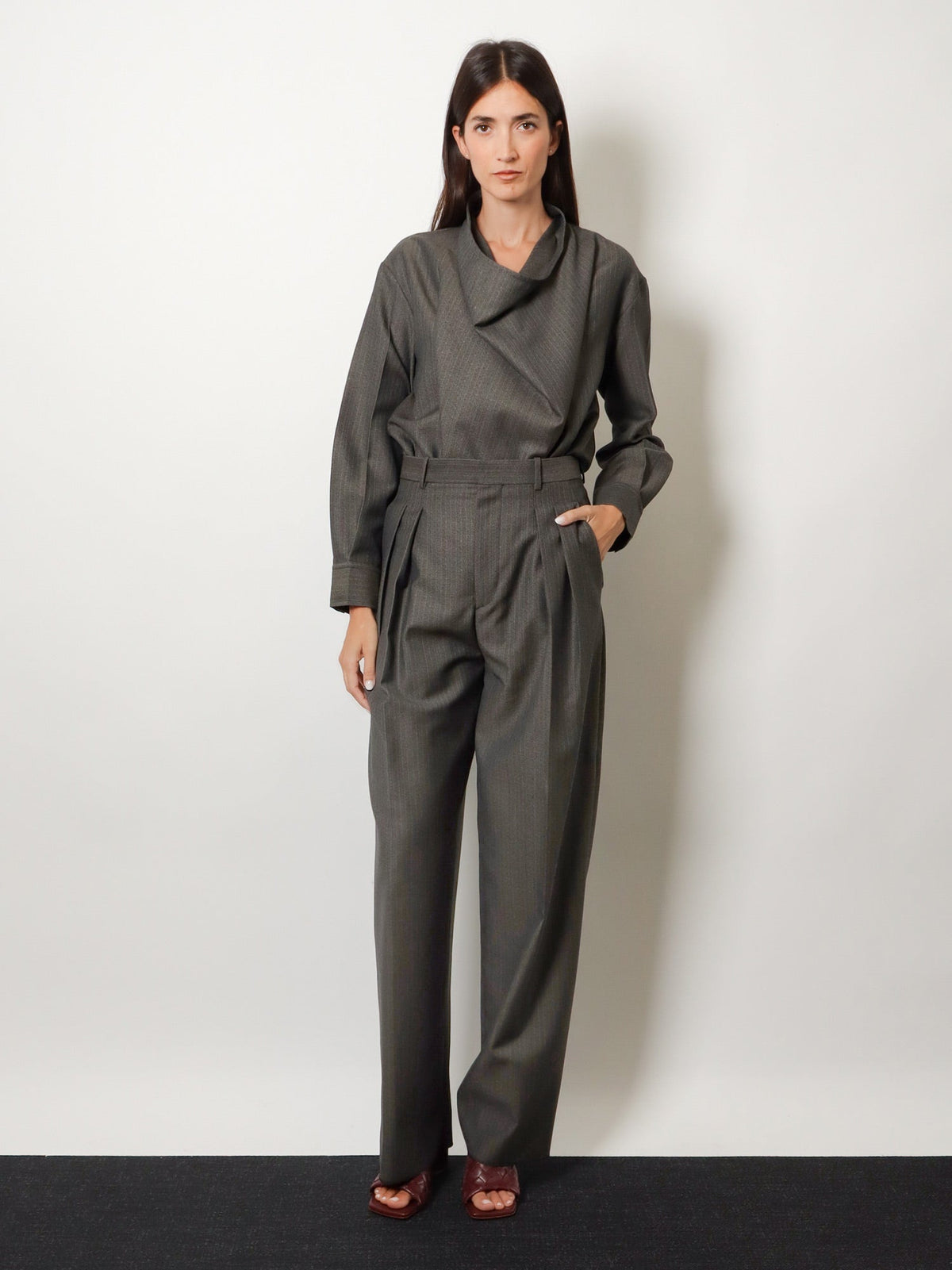 Bottega Veneta Women Wool And Mohair Shirt BOTTEGA VENETA