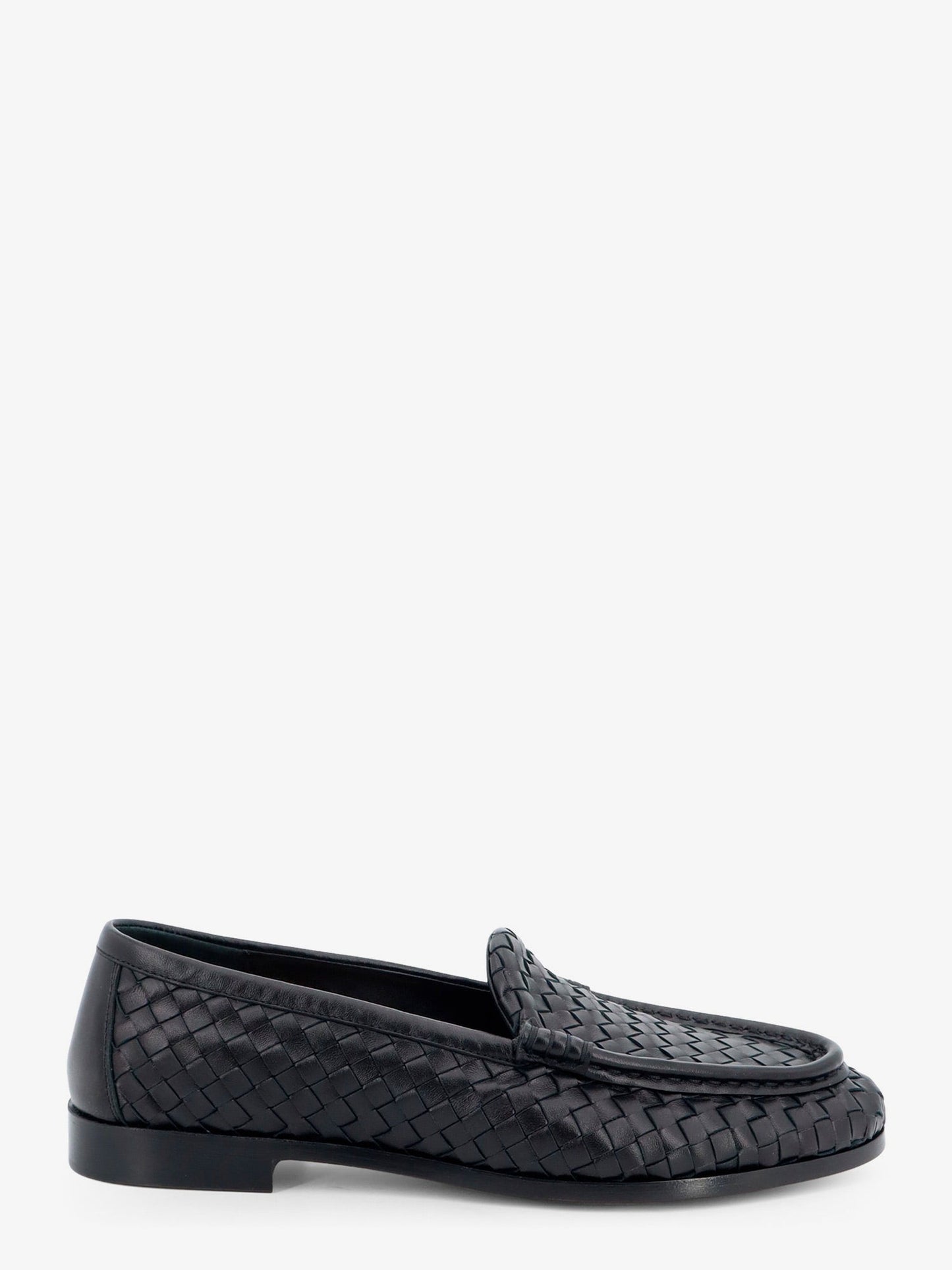 Bottega Veneta Men Silenzio Leather Loafers With Intrecciato Motif BOTTEGA VENETA