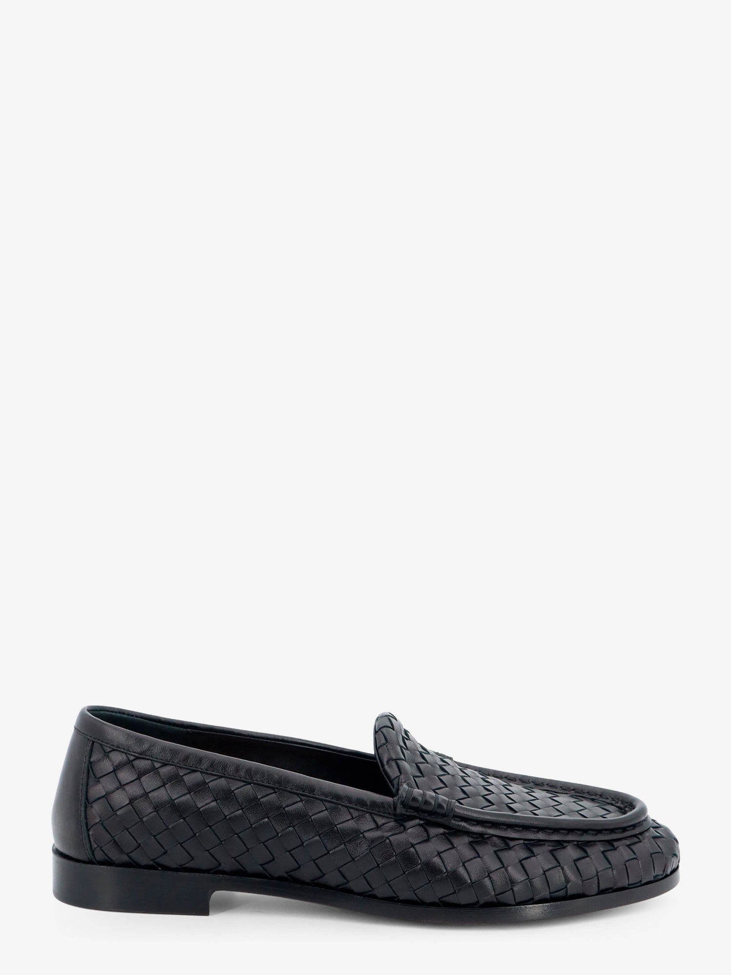 Bottega Veneta Men Silenzio Leather Loafers With Intrecciato Motif BOTTEGA VENETA