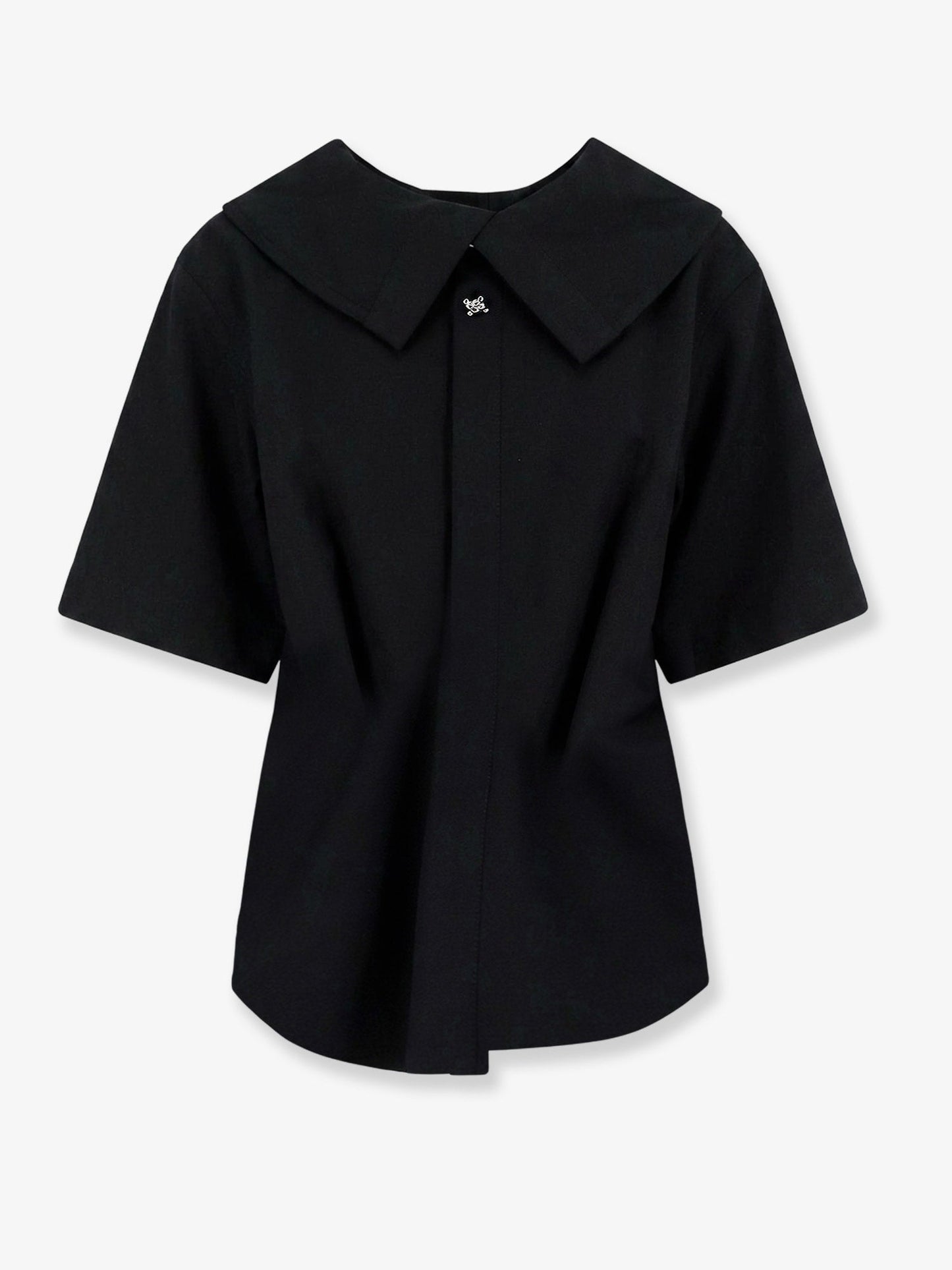 Bottega Veneta Women Compact Cotton Canvas Shirt With Square Knot Buttons BOTTEGA VENETA