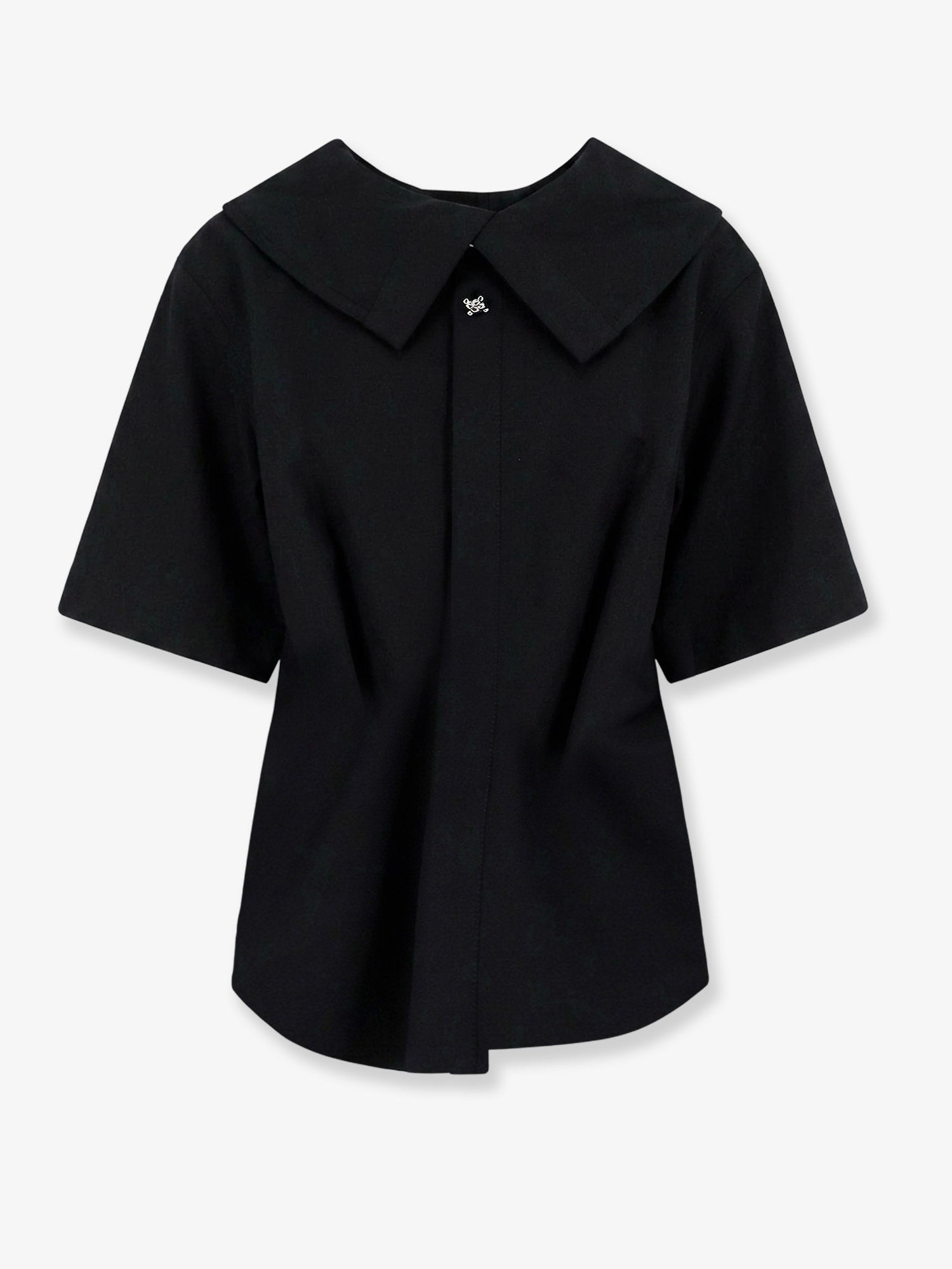 Bottega Veneta Women Compact Cotton Canvas Shirt With Square Knot Buttons BOTTEGA VENETA