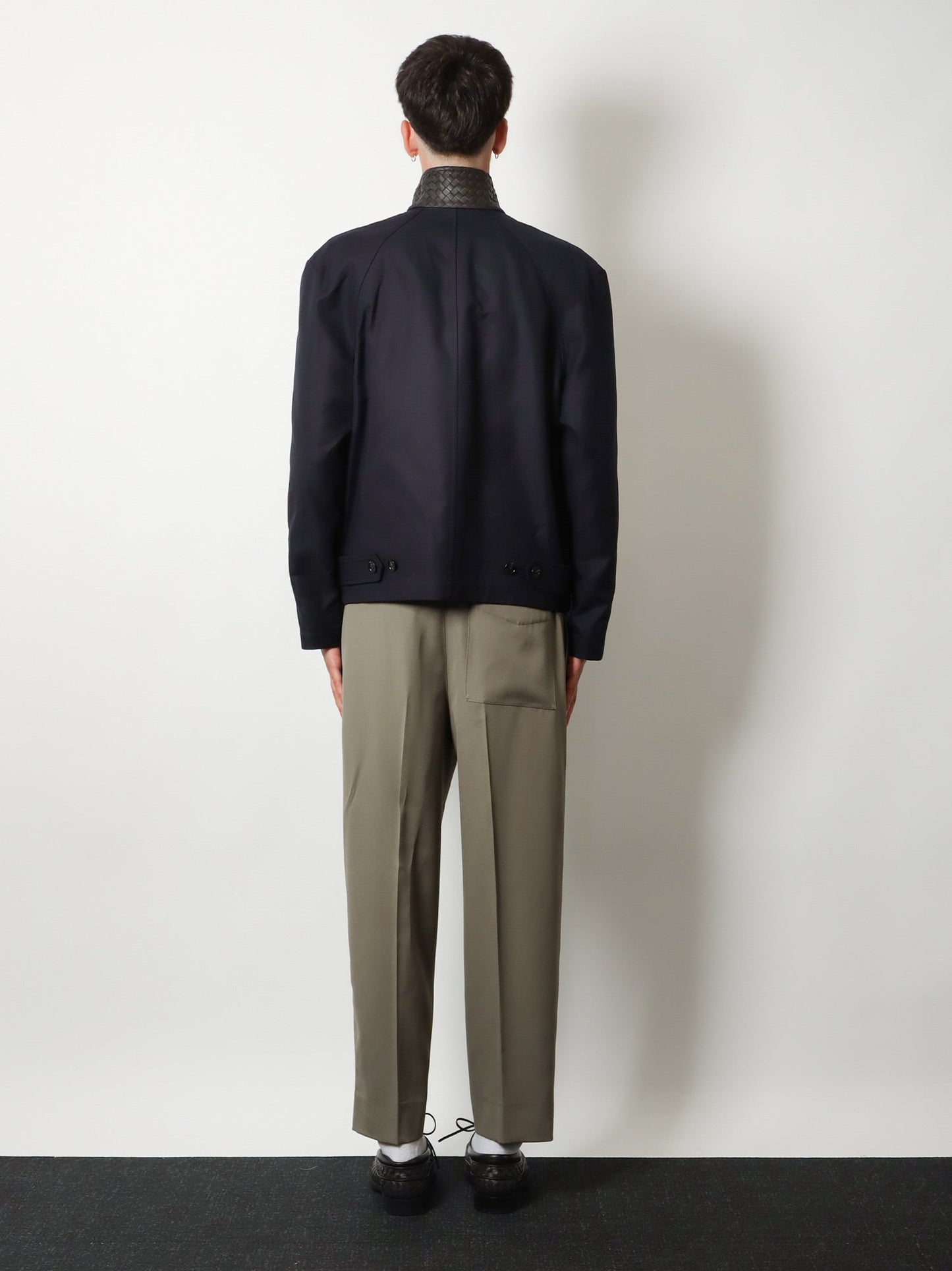 Bottega Veneta Men Harrington Compact Cotton Gabardine Jacket BOTTEGA VENETA