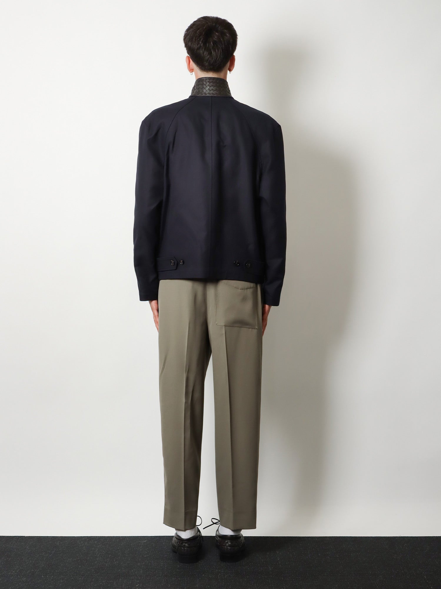 Bottega Veneta Men Harrington Compact Cotton Gabardine Jacket BOTTEGA VENETA