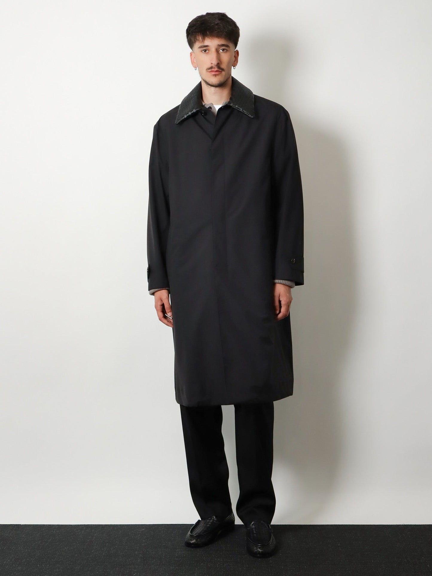 Bottega Veneta Men Wool And Silk Coat BOTTEGA VENETA