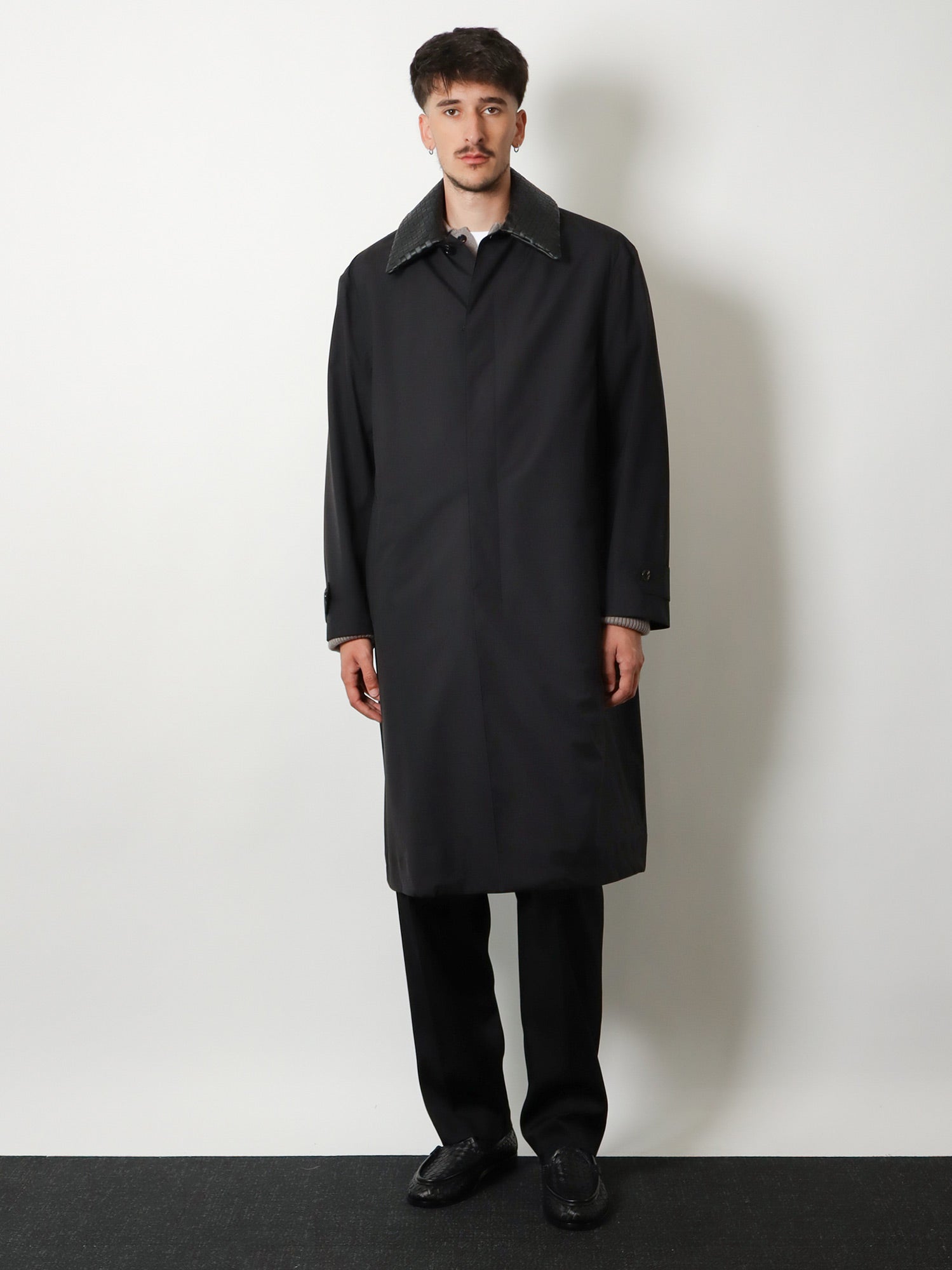 Bottega Veneta Men Wool And Silk Coat BOTTEGA VENETA