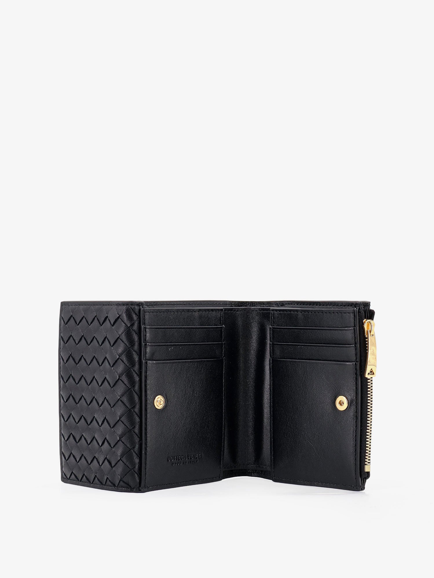 Bottega Veneta Women Bi-Fold Intrecciato Wallet With Zip BOTTEGA VENETA