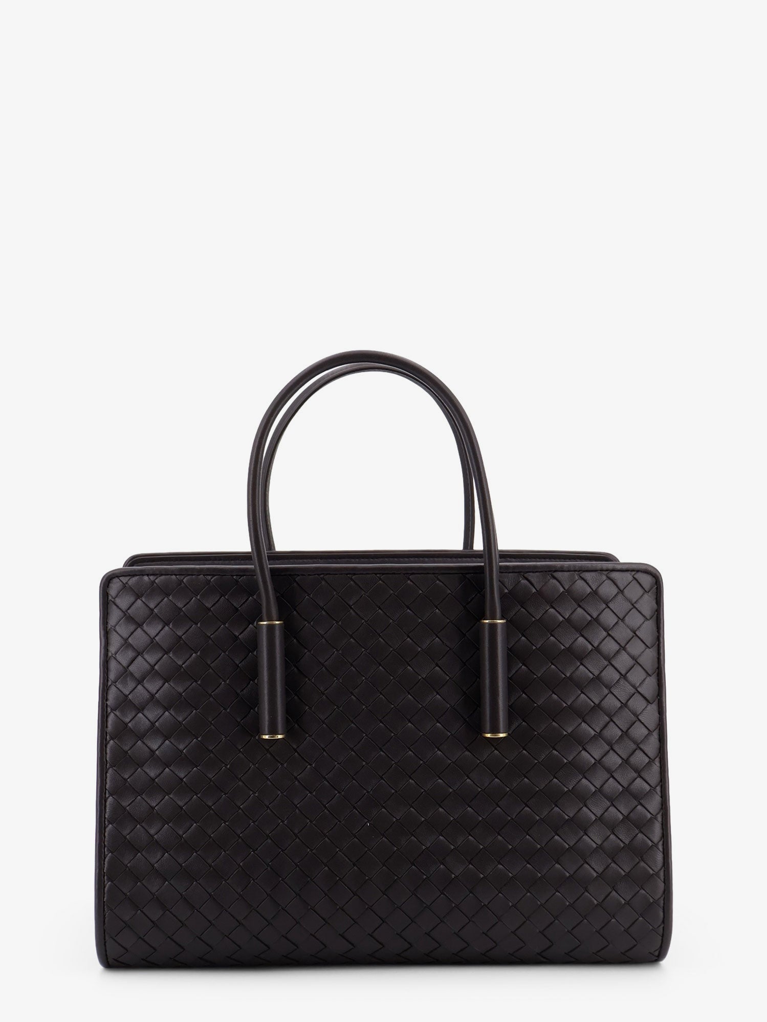 Bottega Veneta Women Barbara Leather Handbag With Intrecciato Motif BOTTEGA VENETA