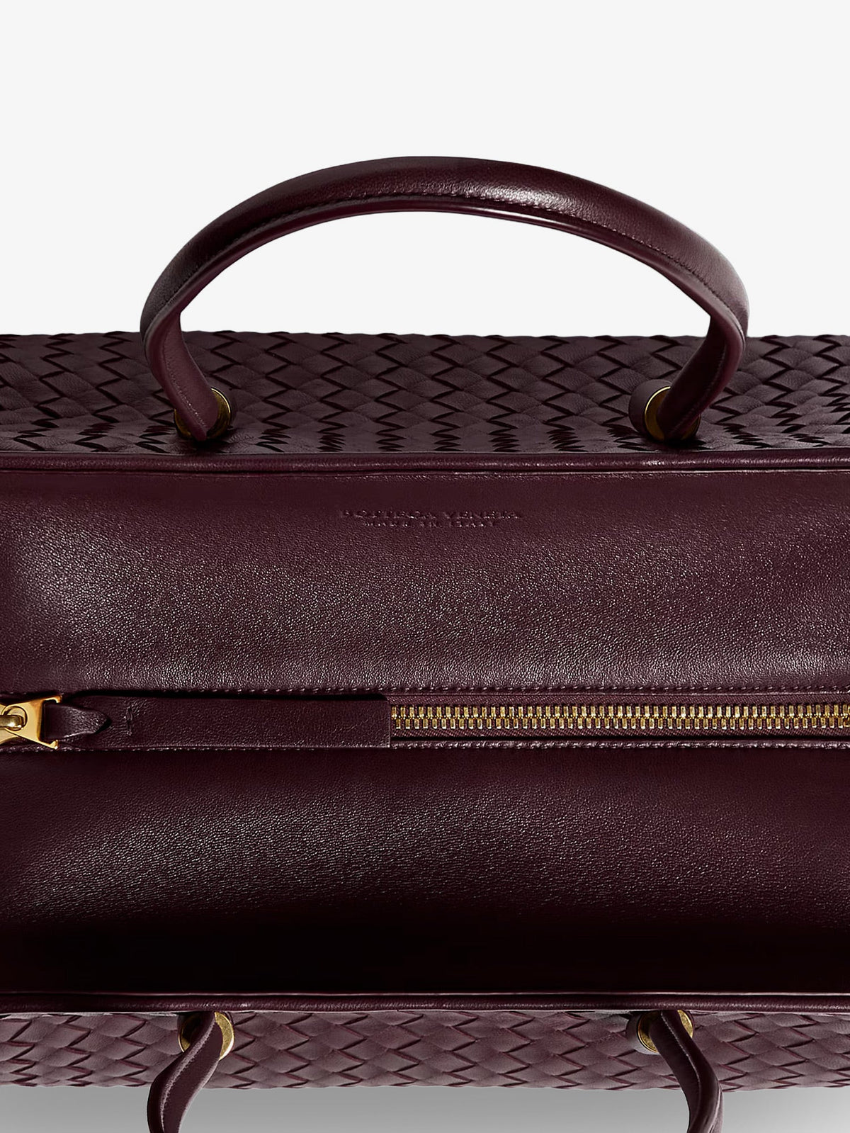 Bottega Veneta Women Small Leather Tote Bag With Intrecciato Motif BOTTEGA VENETA