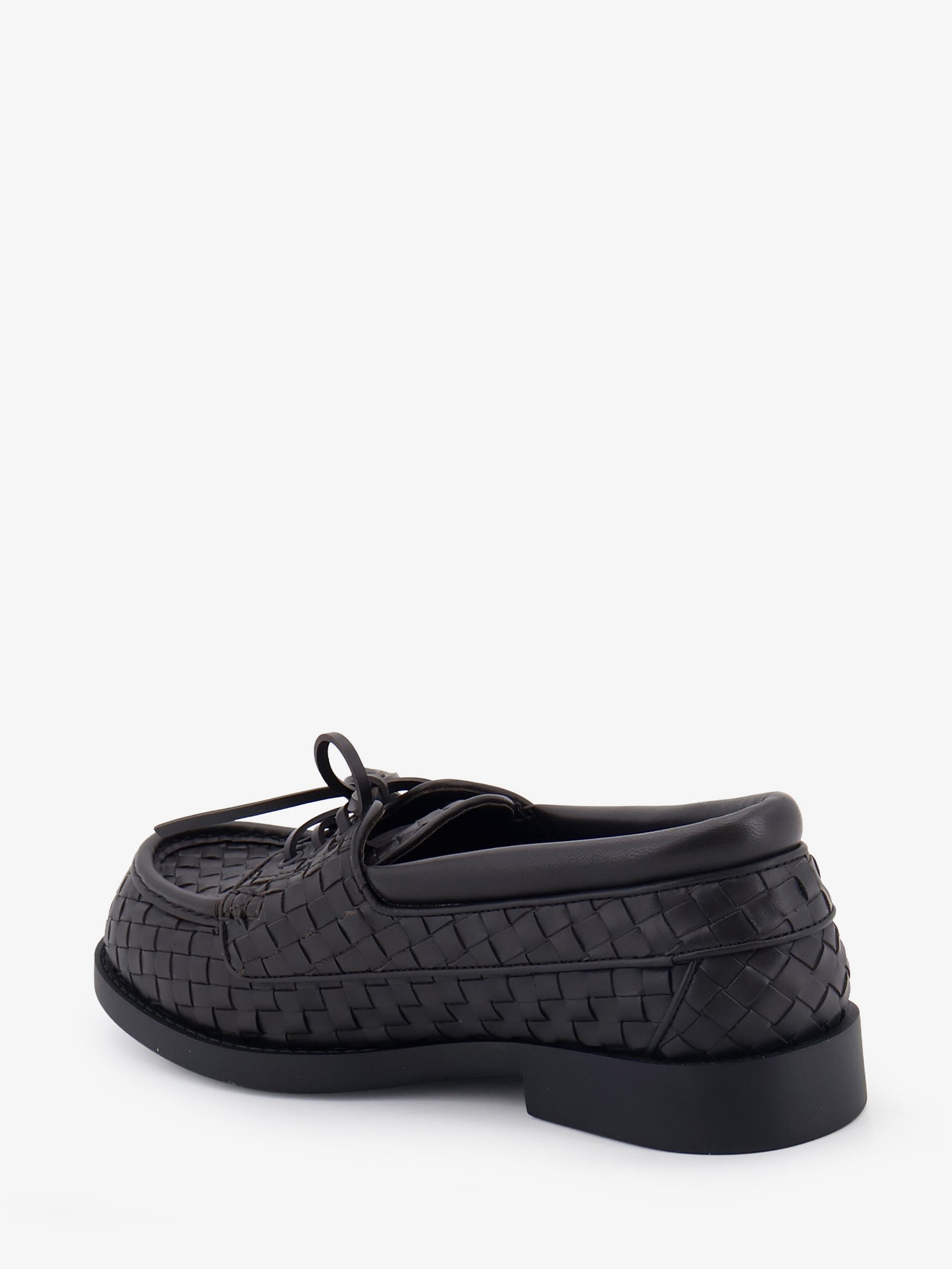 Bottega Veneta Men Pier Intrecciato Leather Boat Shoes BOTTEGA VENETA
