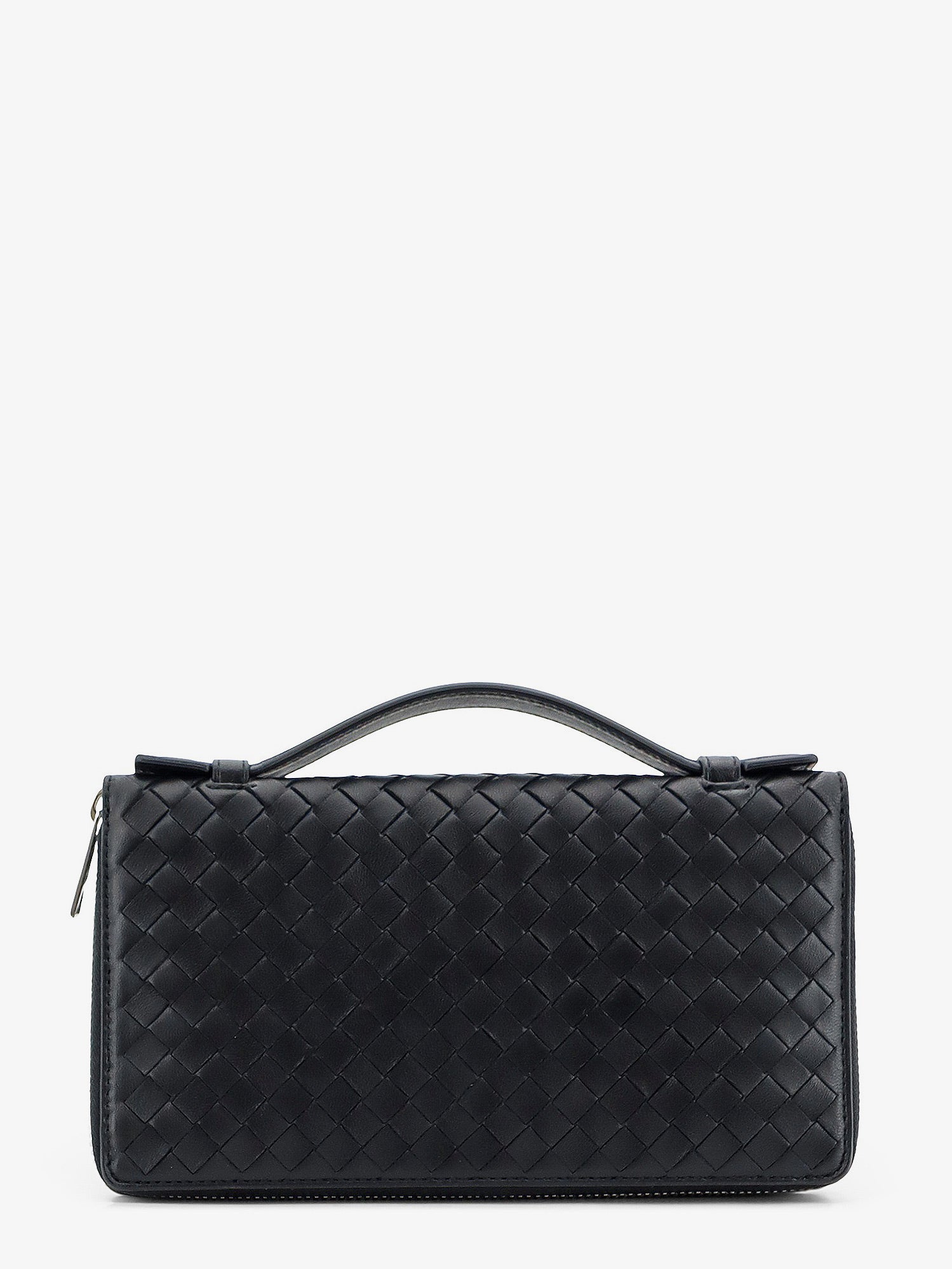 Bottega Veneta Men Leather Wallet With Intrecciato Pattern BOTTEGA VENETA