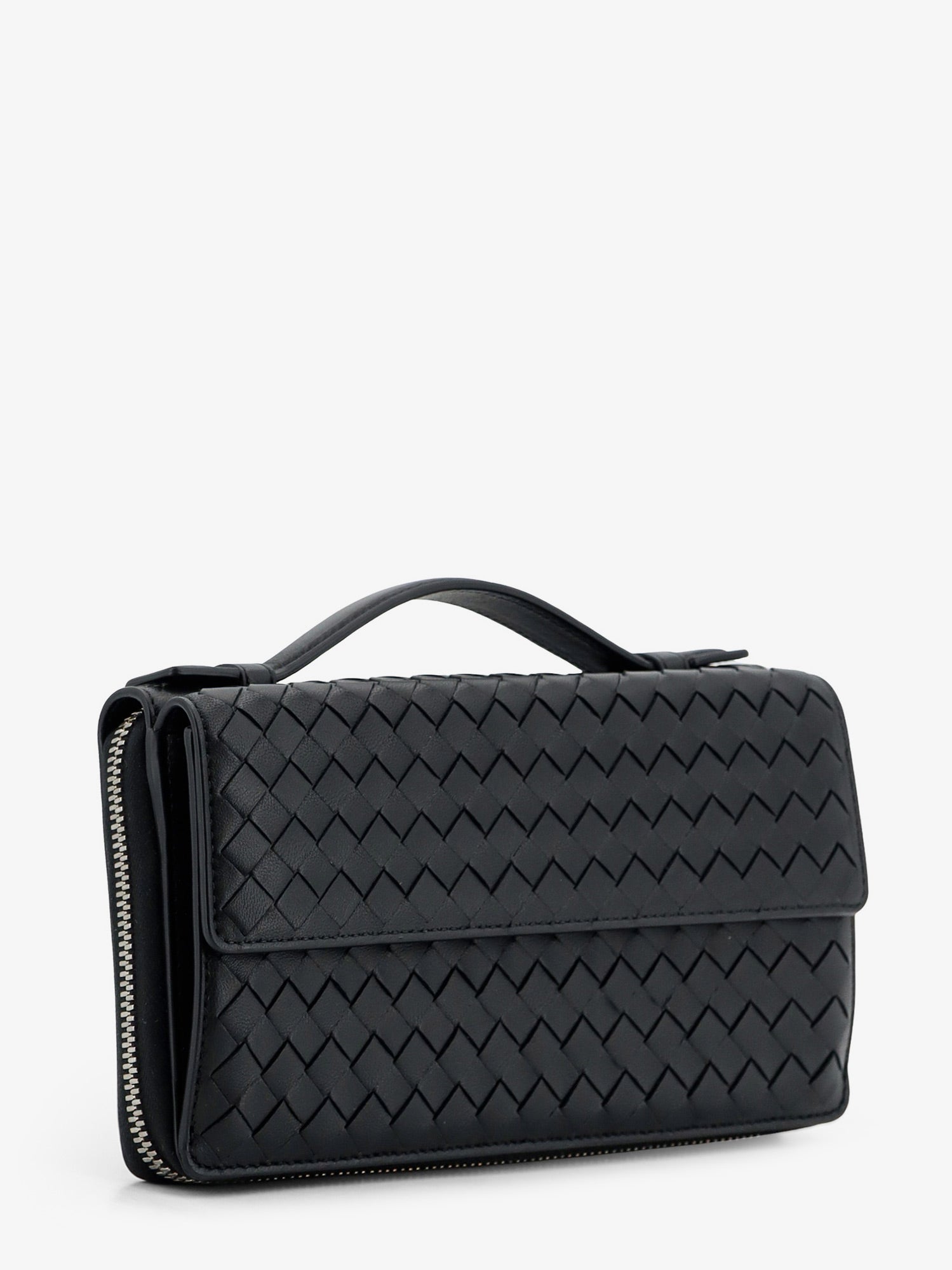 Bottega Veneta Men Leather Wallet With Intrecciato Pattern BOTTEGA VENETA