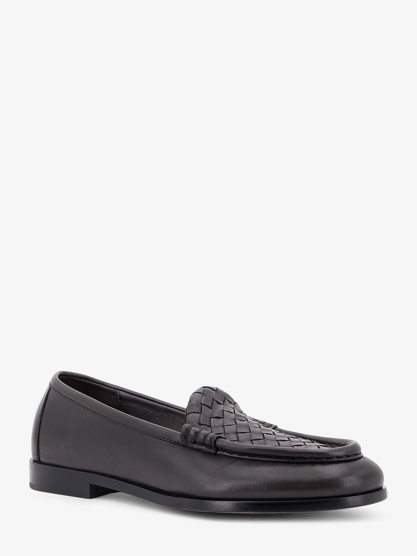 Bottega Veneta Women Silenzio Leather Loafers With Intrecciato Motif BOTTEGA VENETA