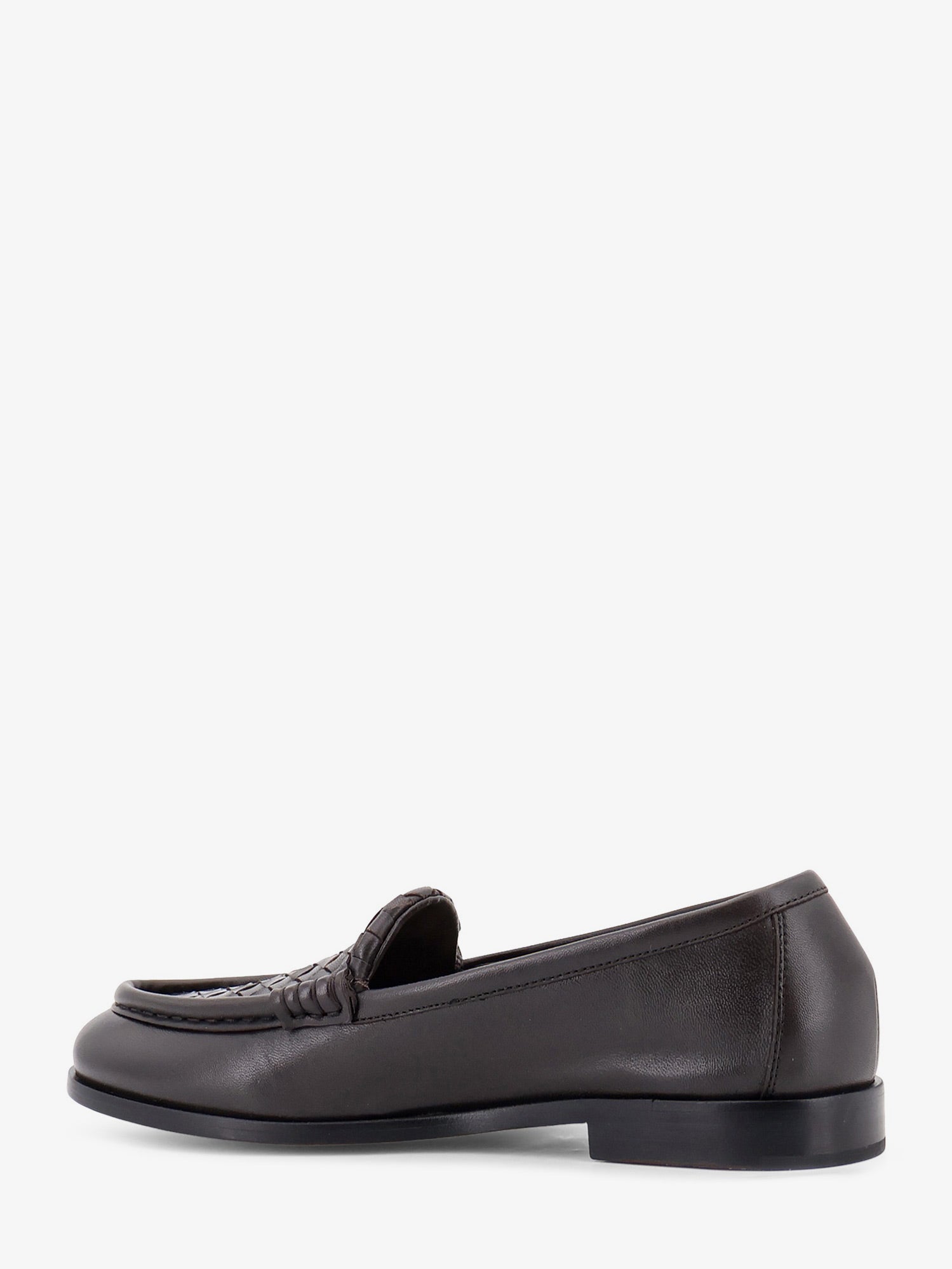 Bottega Veneta Women Silenzio Leather Loafers With Intrecciato Motif BOTTEGA VENETA