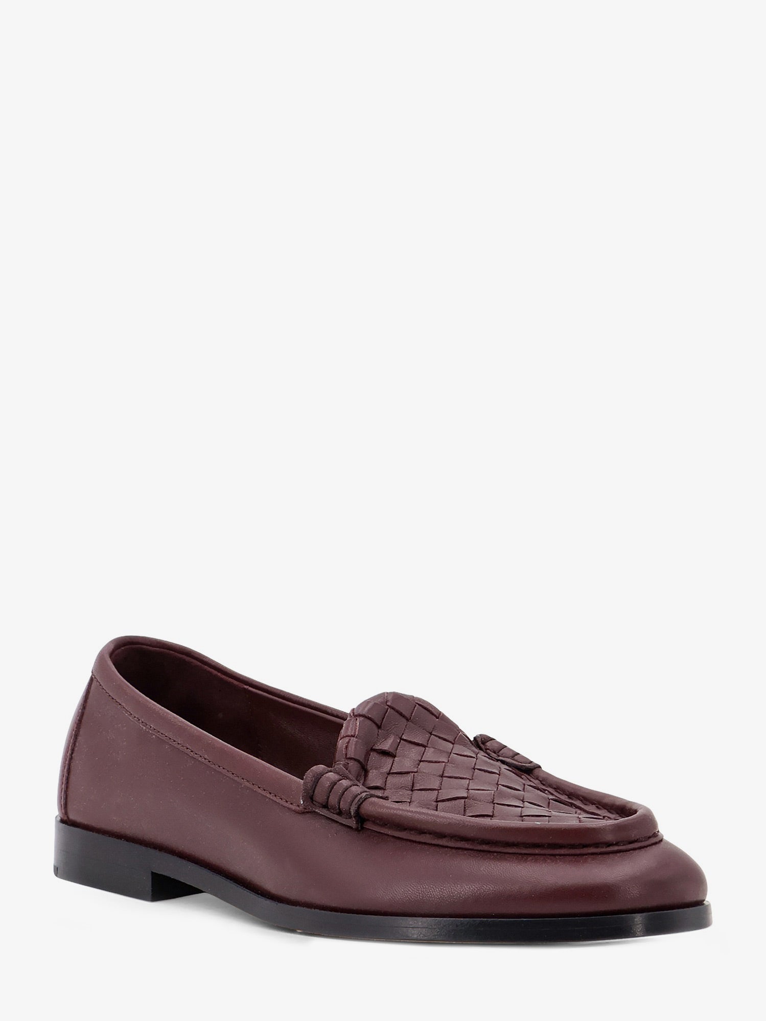 Bottega Veneta Women Silenzio Leather Loafers With Intrecciato Pattern BOTTEGA VENETA