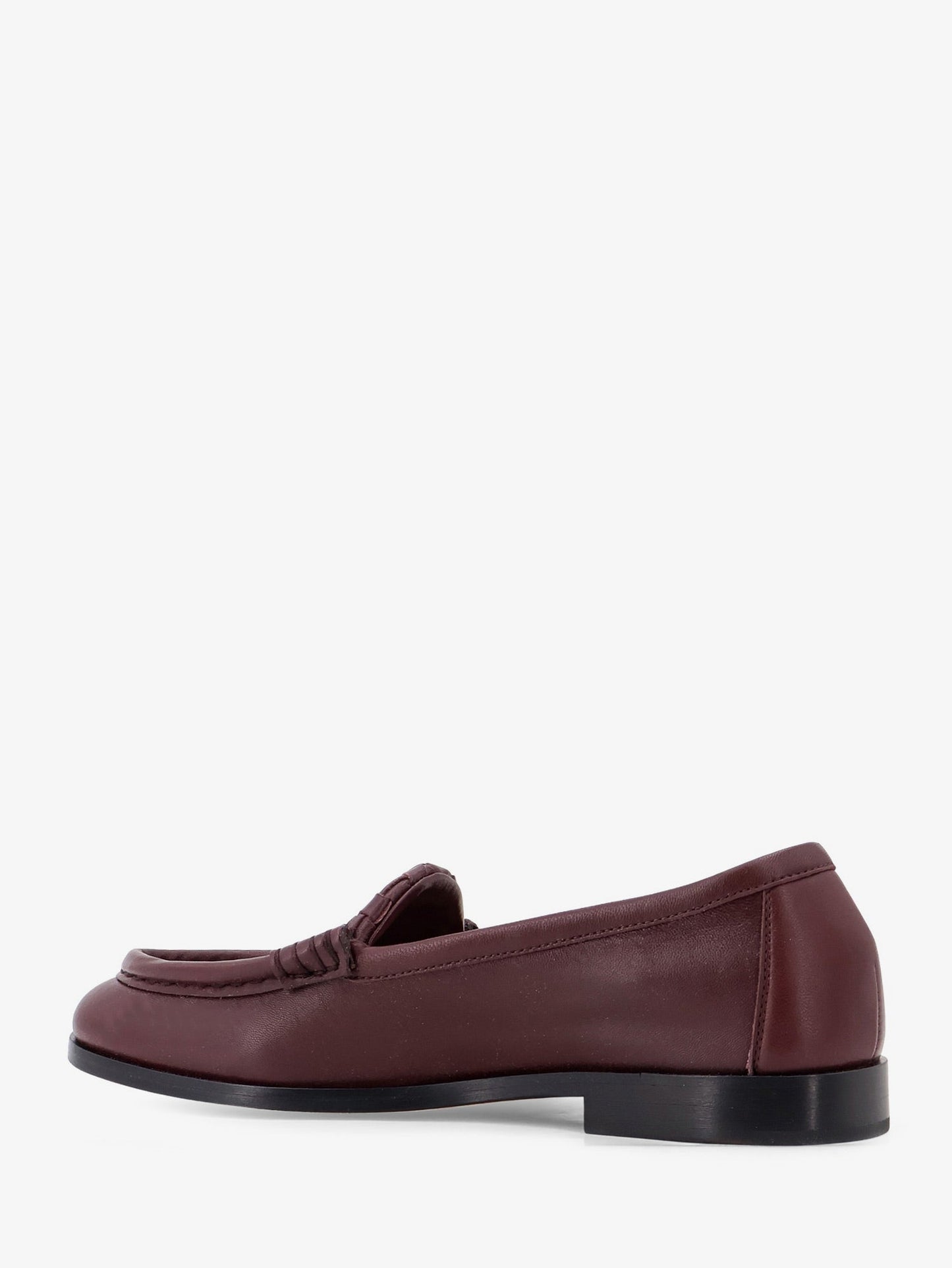 Bottega Veneta Women Silenzio Leather Loafers With Intrecciato Pattern BOTTEGA VENETA