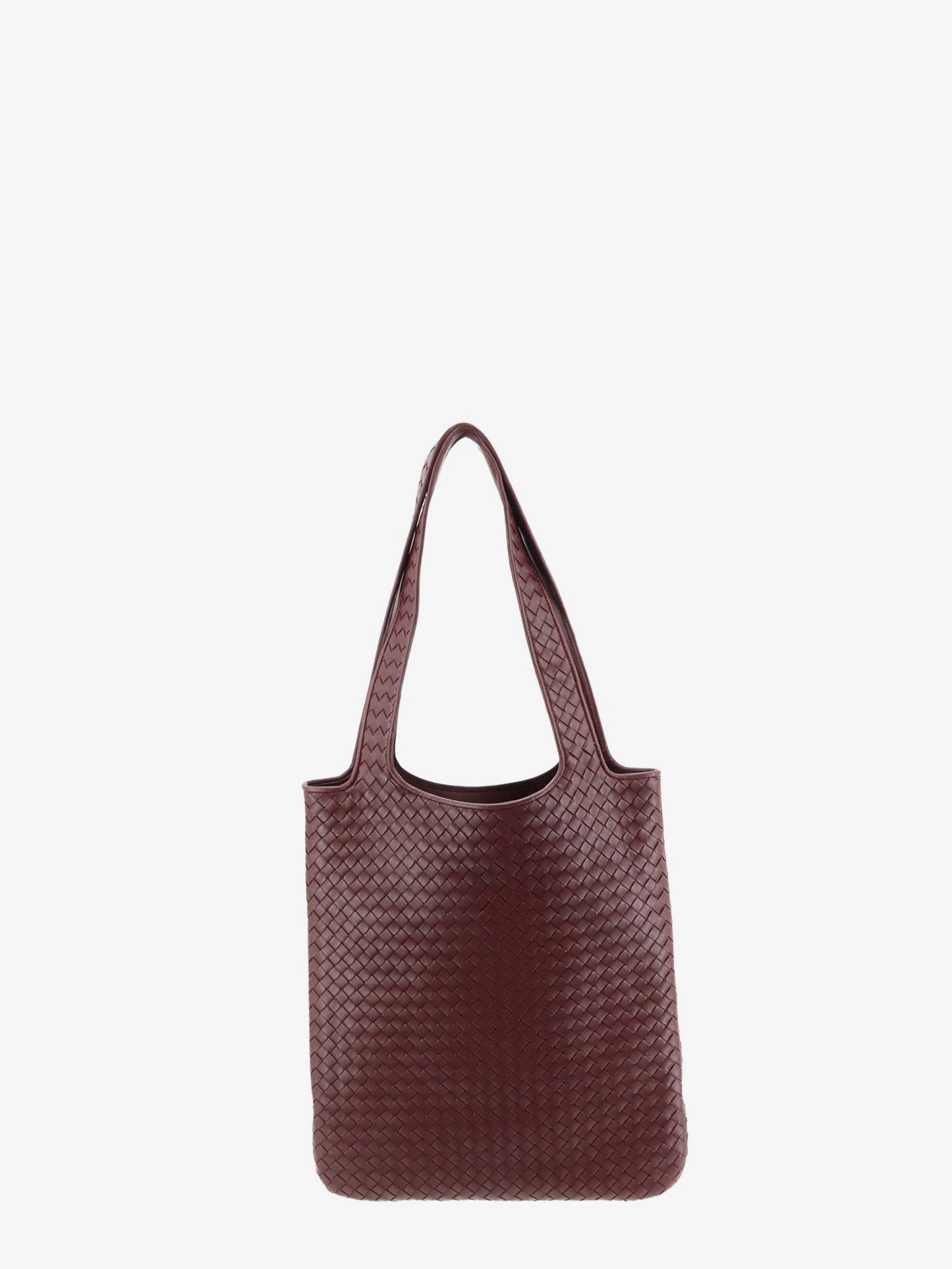 Bottega Veneta Men Veneto Leather Shoulder Bag With Intrecciato Motif BOTTEGA VENETA