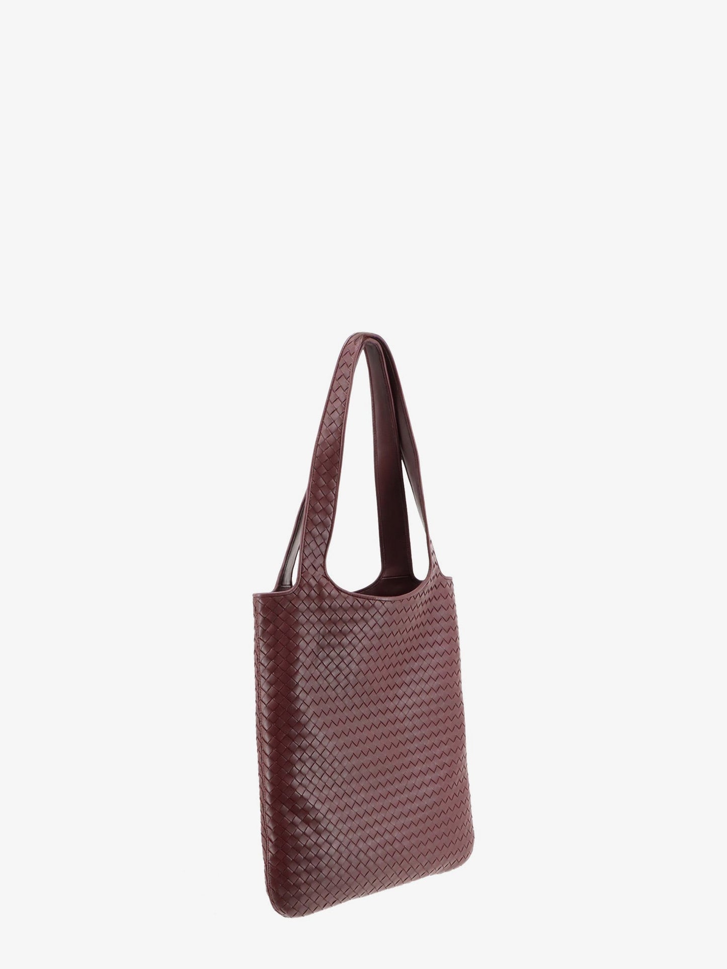 Bottega Veneta Men Veneto Leather Shoulder Bag With Intrecciato Motif BOTTEGA VENETA