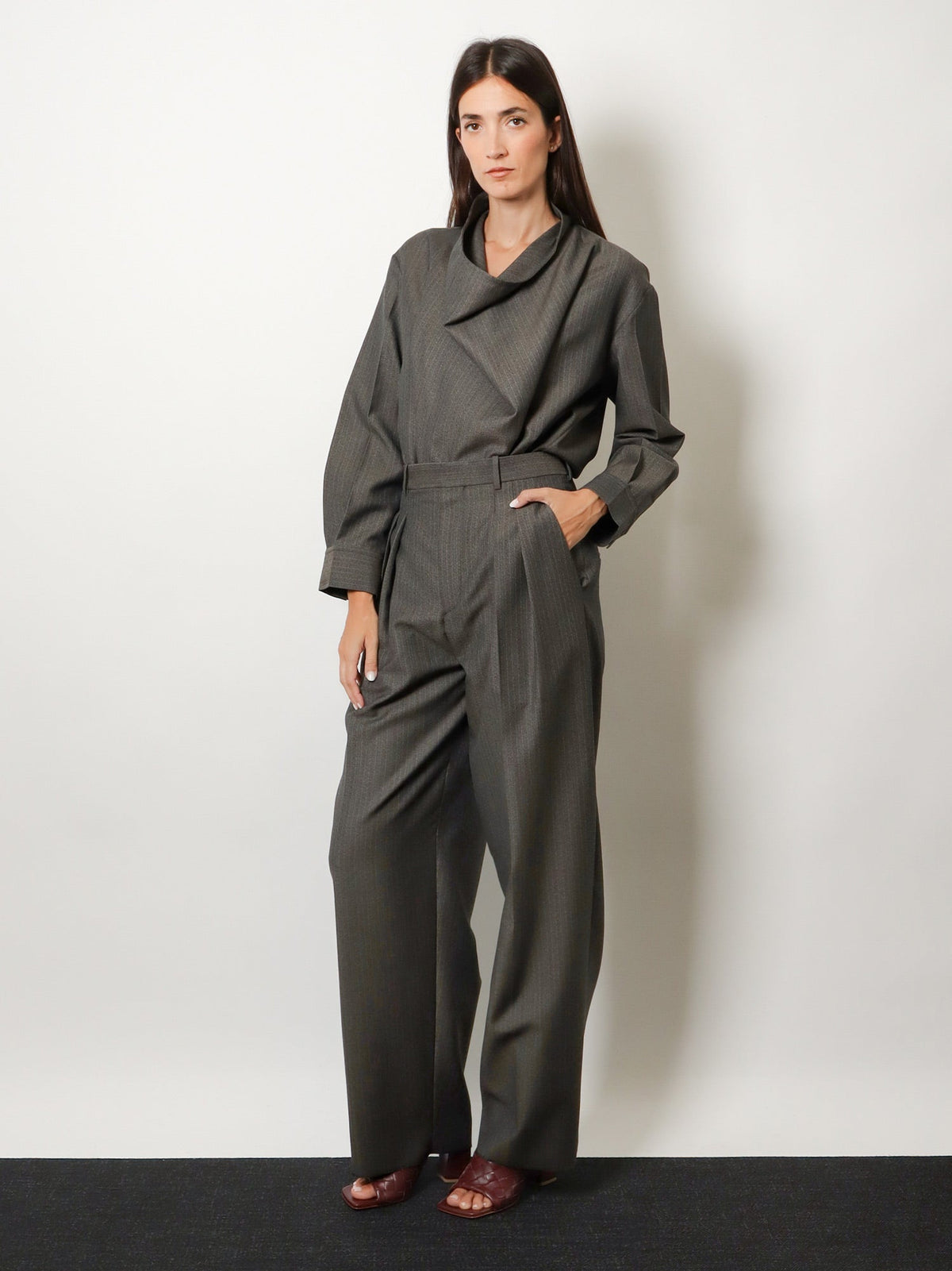 Bottega Veneta Women Wool And Mohair Trousers BOTTEGA VENETA