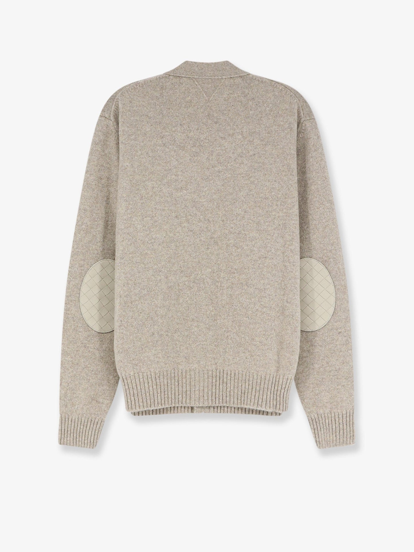 Bottega Veneta Men Cashmere Blend Cardigan With Intreccio Patch BOTTEGA VENETA