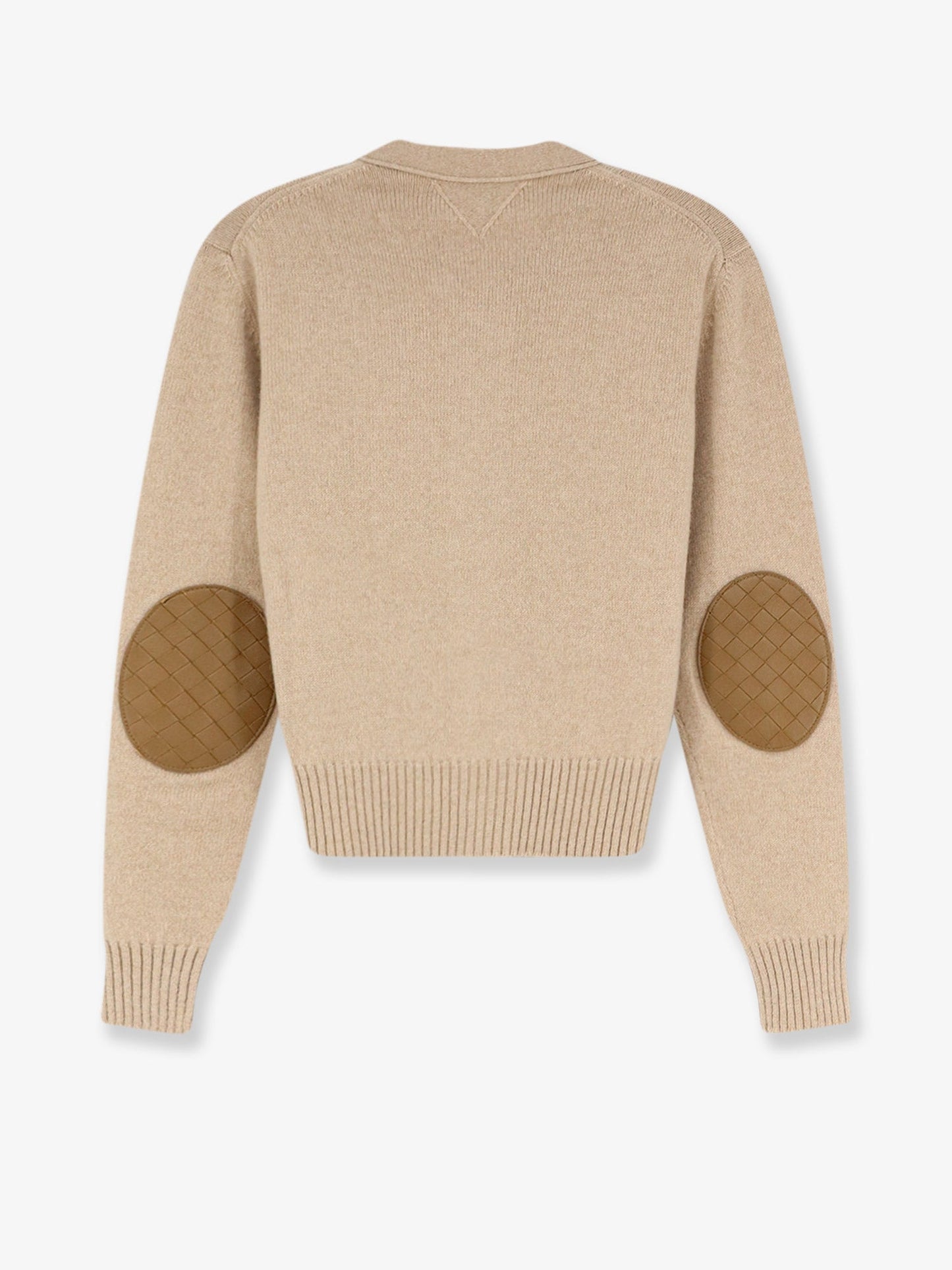 Bottega Veneta Women Cashmere Blend Cardigan With Intrecciato Logo Patch BOTTEGA VENETA