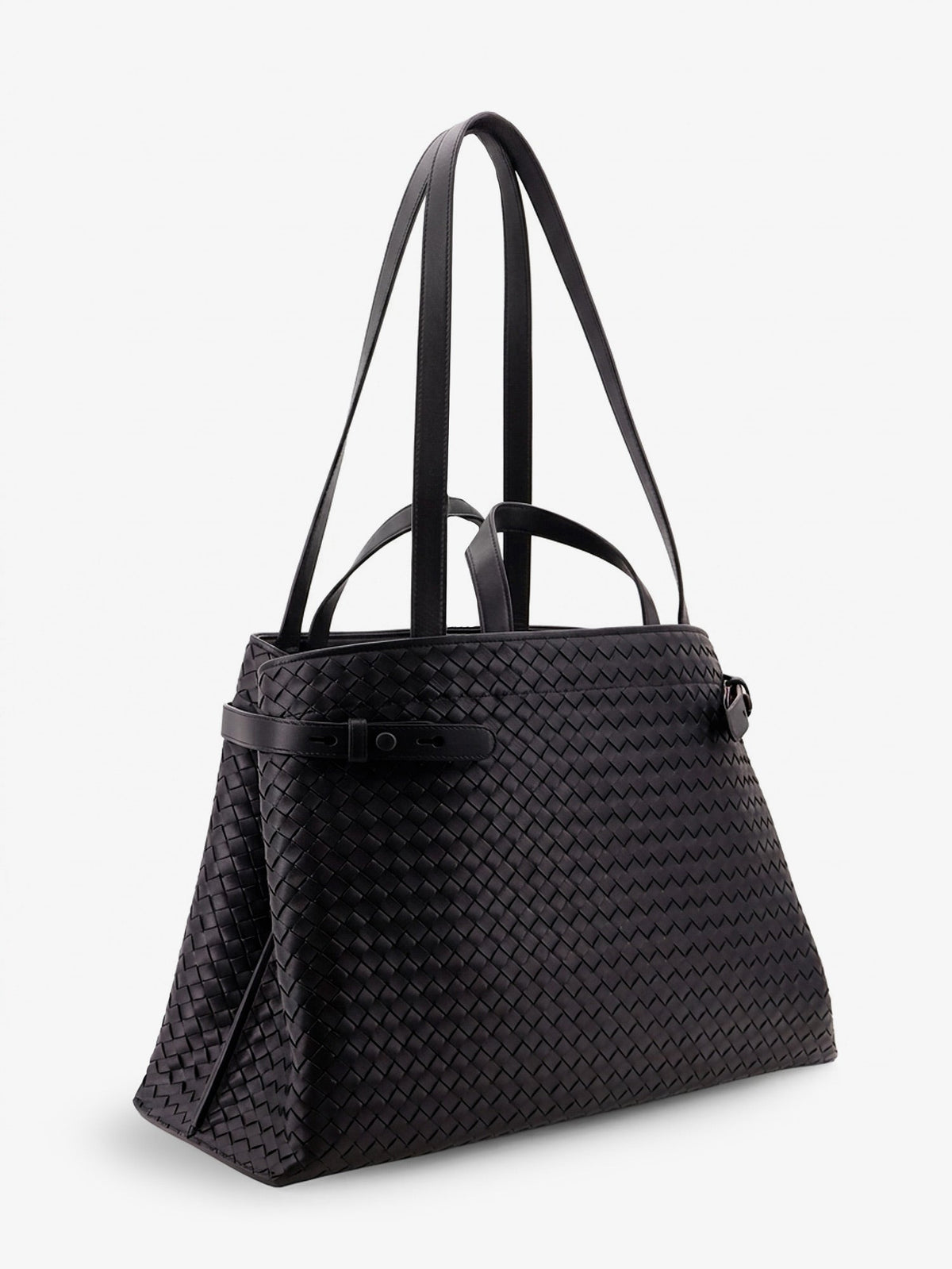 Bottega Veneta Men Intreccio Leather Shoulder Bag BOTTEGA VENETA