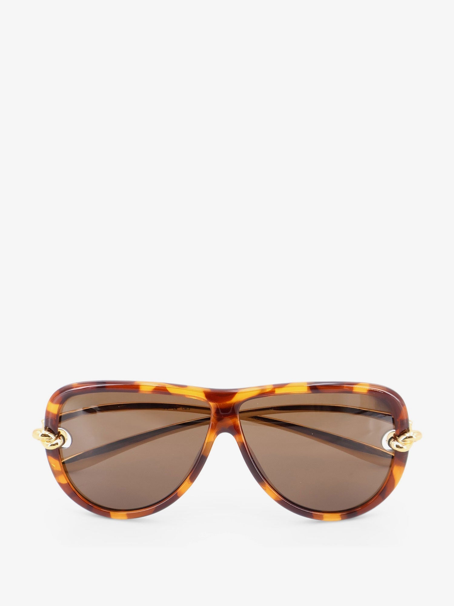 Bottega Veneta Women Knot Aviator Acetate Sunglasses BOTTEGA VENETA