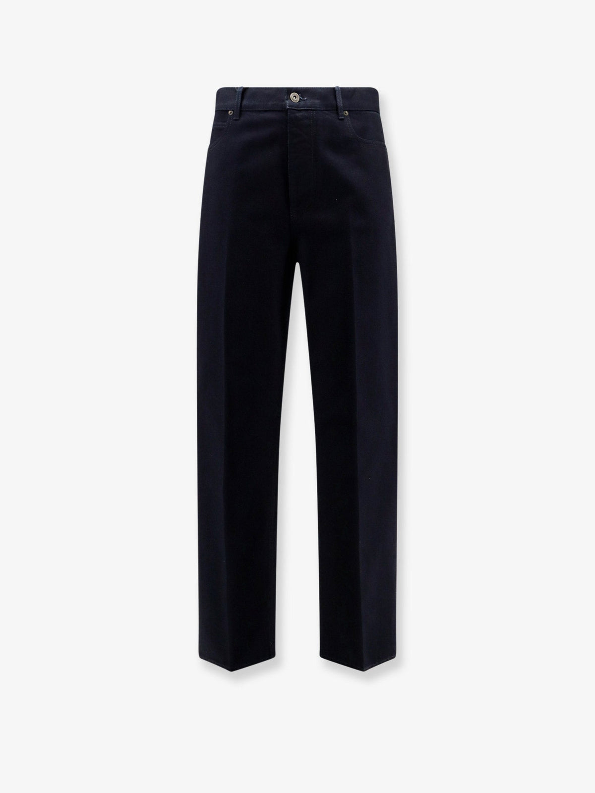Bottega Veneta Men Jeans With Leather Patch With Embossed Intrecciato Motif BOTTEGA VENETA