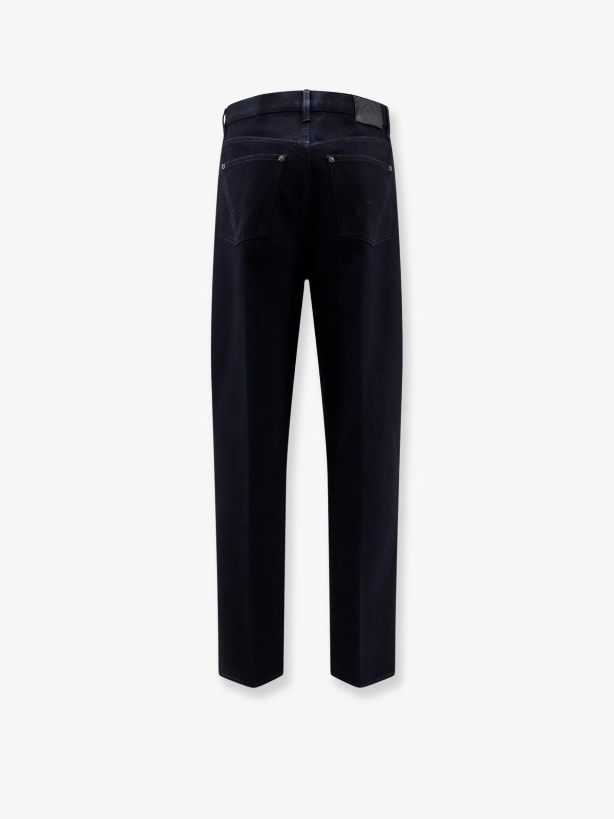Bottega Veneta Men Jeans With Leather Patch With Embossed Intrecciato Motif BOTTEGA VENETA