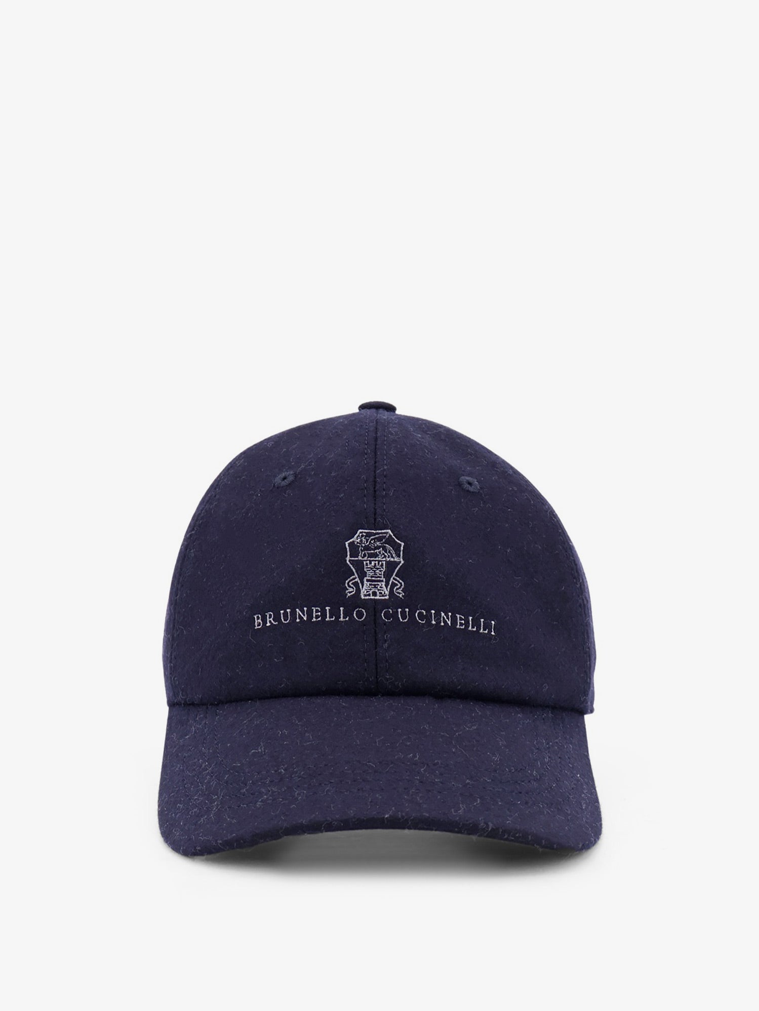 Brunello Cucinelli Men Virgin Wool Baseball Hat BRUNELLO CUCINELLI