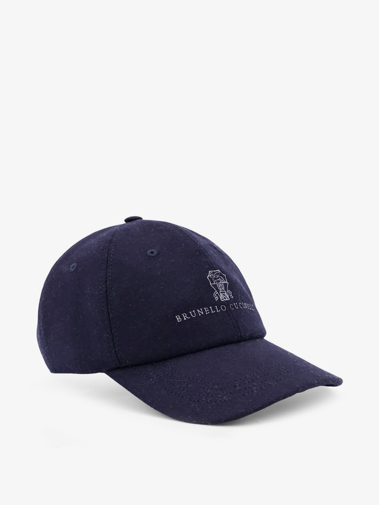 Brunello Cucinelli Men Virgin Wool Baseball Hat BRUNELLO CUCINELLI
