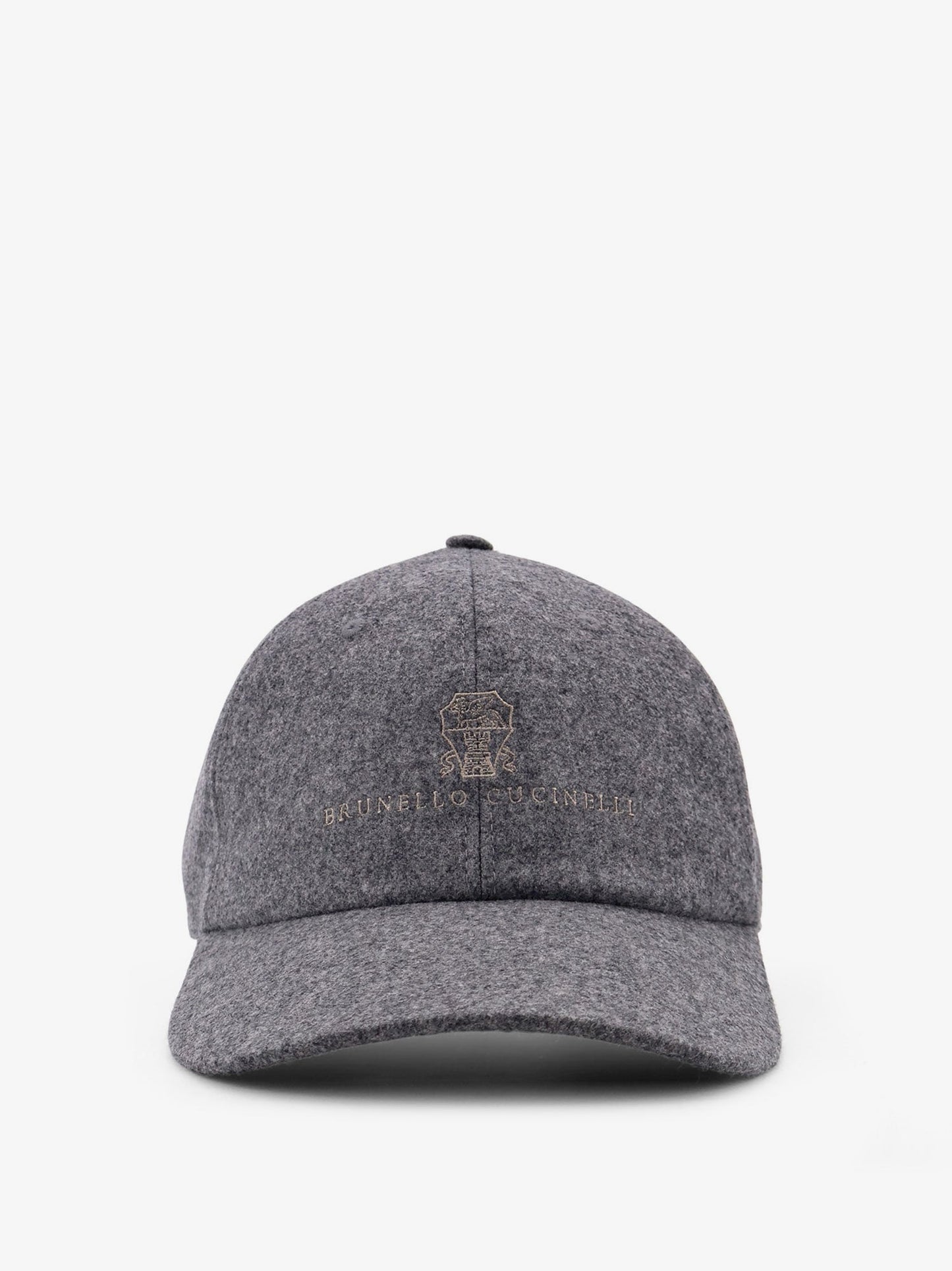 Brunello Cucinelli Men Virgin Wool Baseball Hat BRUNELLO CUCINELLI