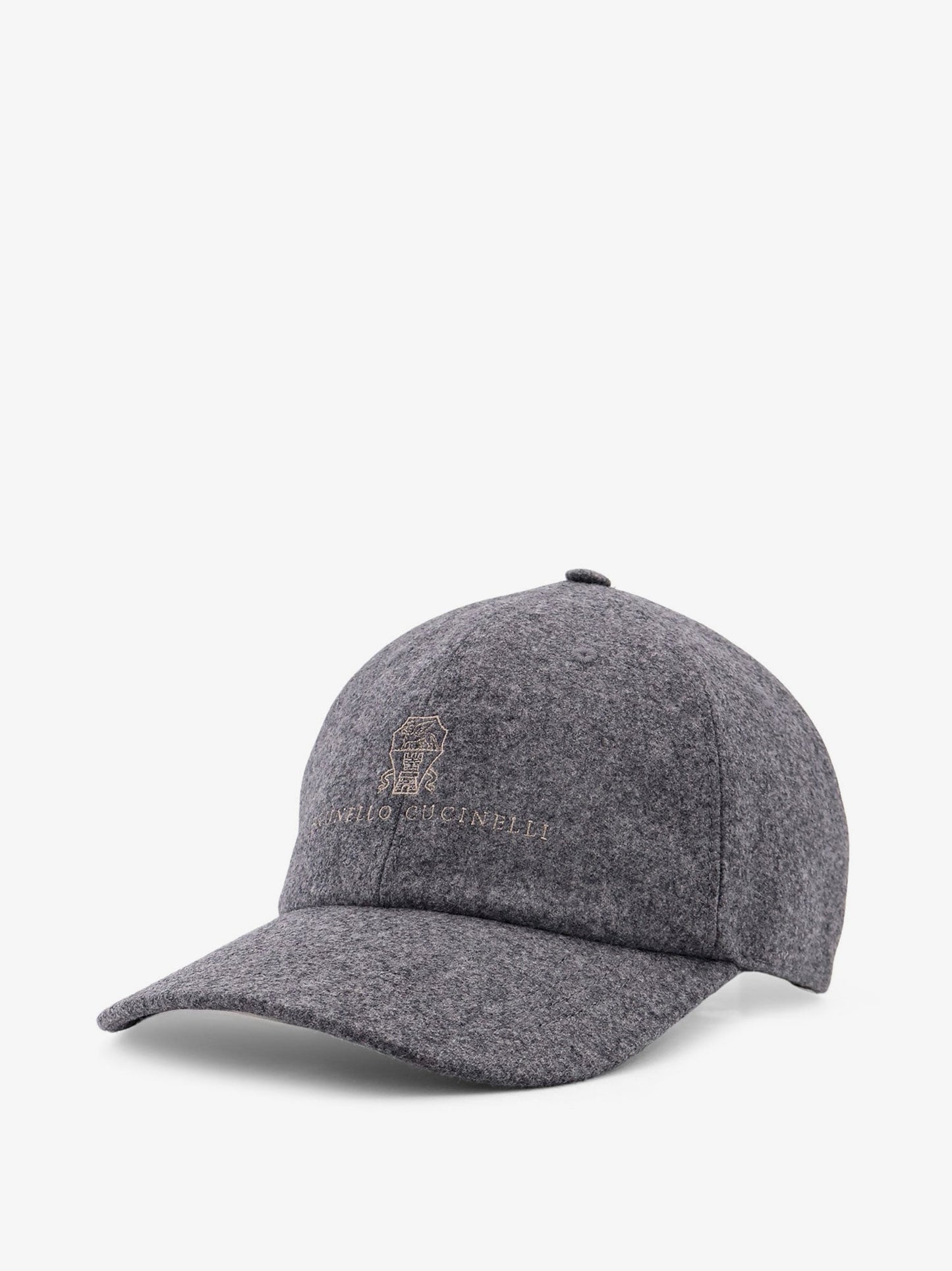 Brunello Cucinelli Men Virgin Wool Baseball Hat BRUNELLO CUCINELLI