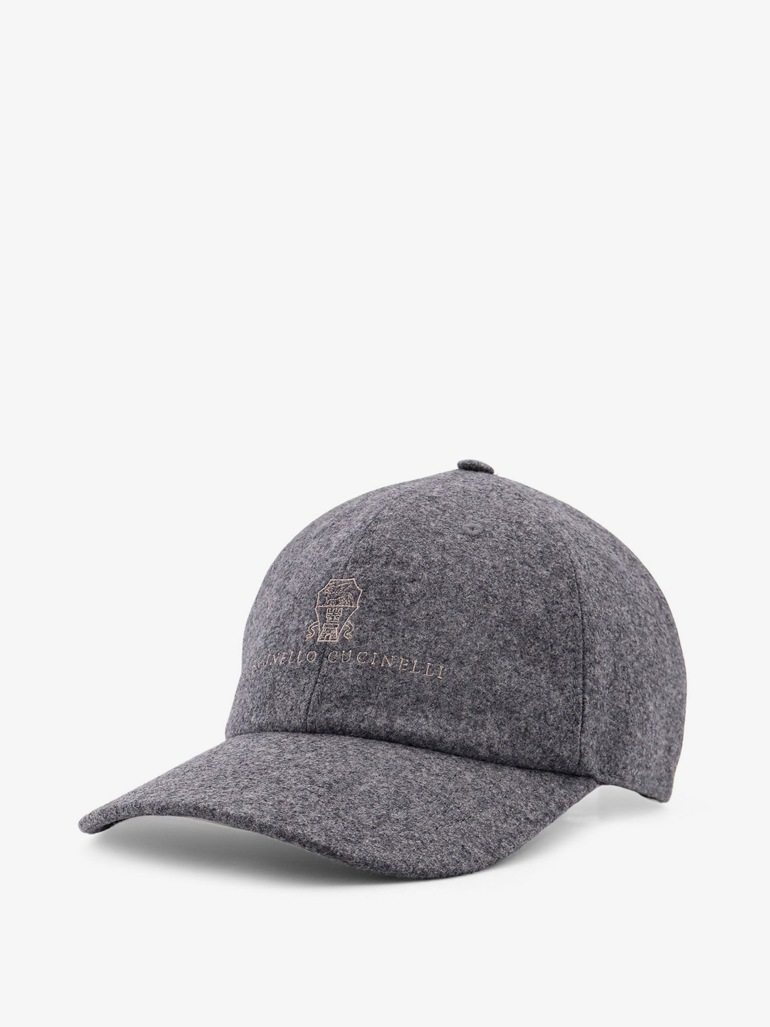 Brunello Cucinelli Men Virgin Wool Baseball Hat BRUNELLO CUCINELLI