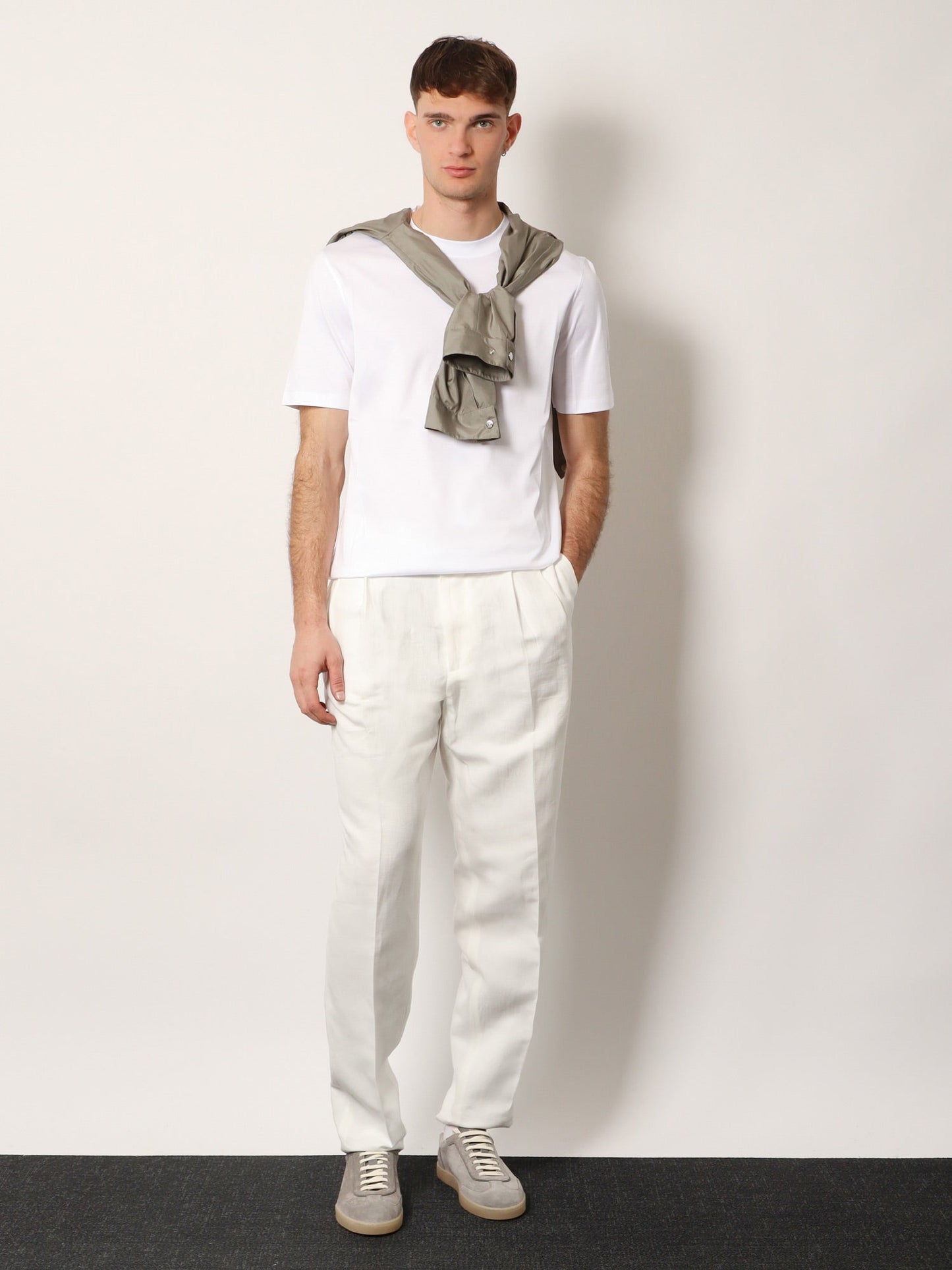 Brunello Cucinelli Men Regular Cotton T-Shirt BRUNELLO CUCINELLI