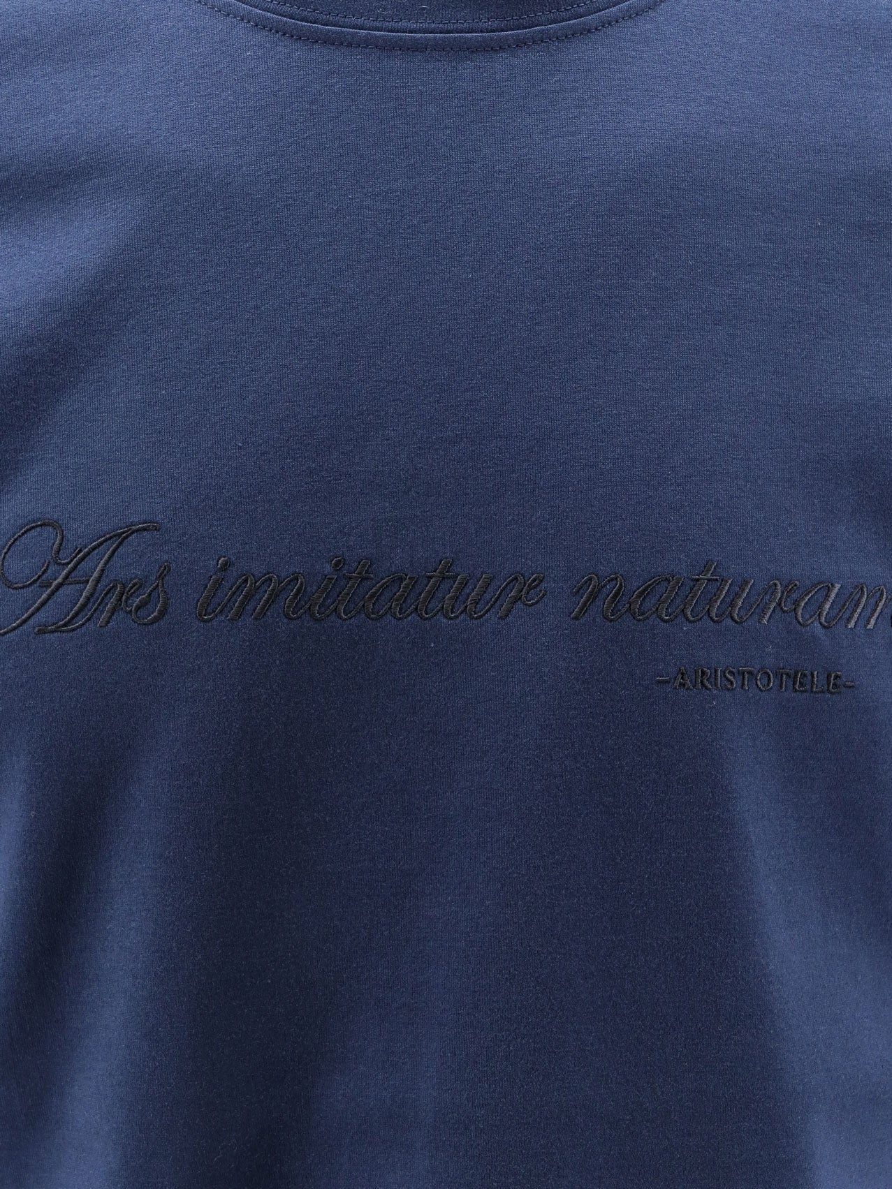Brunello Cucinelli Men Cotton T-Shirt With Front Embroidery BRUNELLO CUCINELLI