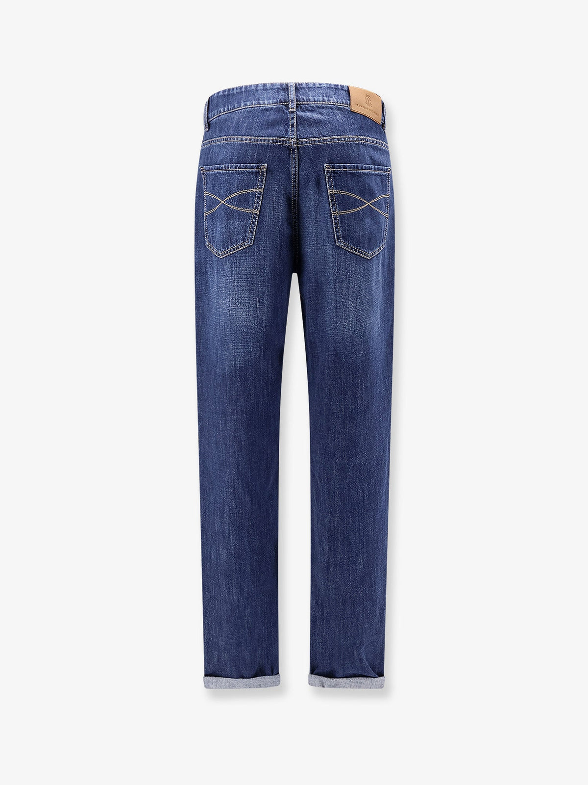 Brunello Cucinelli Men Traditional Fit Light Denim Jeans BRUNELLO CUCINELLI