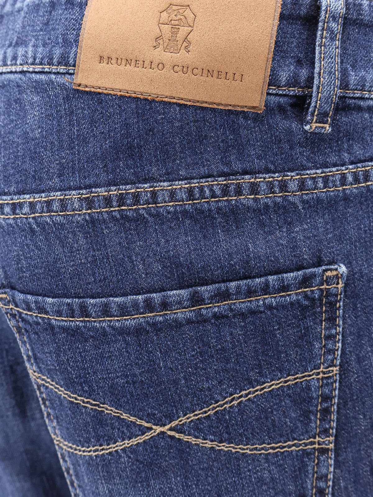 Brunello Cucinelli Men Traditional Fit Light Denim Jeans BRUNELLO CUCINELLI