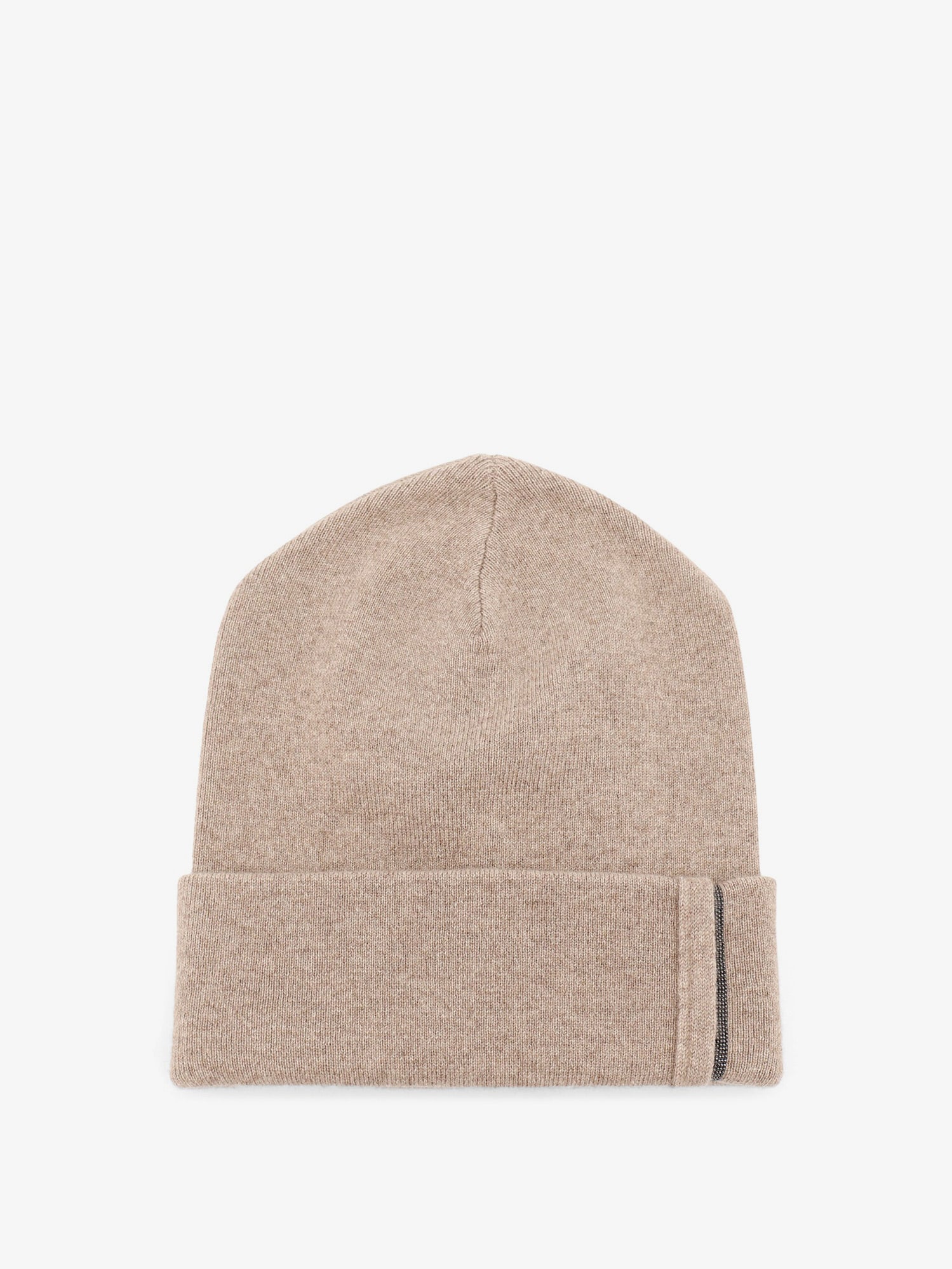 Brunello Cucinelli Women Cashmere Hat With Monili Detail BRUNELLO CUCINELLI