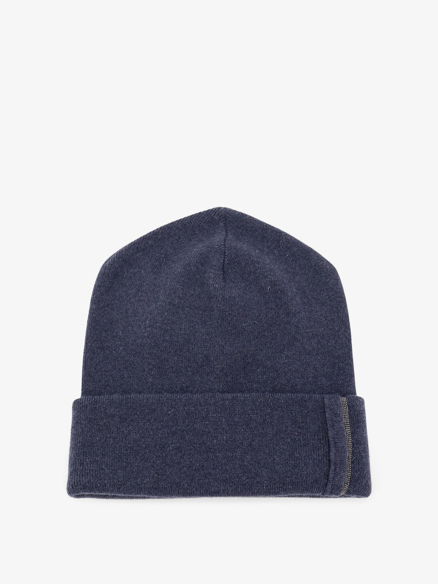 Brunello Cucinelli Women Cashmere Hat With Monili Detail BRUNELLO CUCINELLI