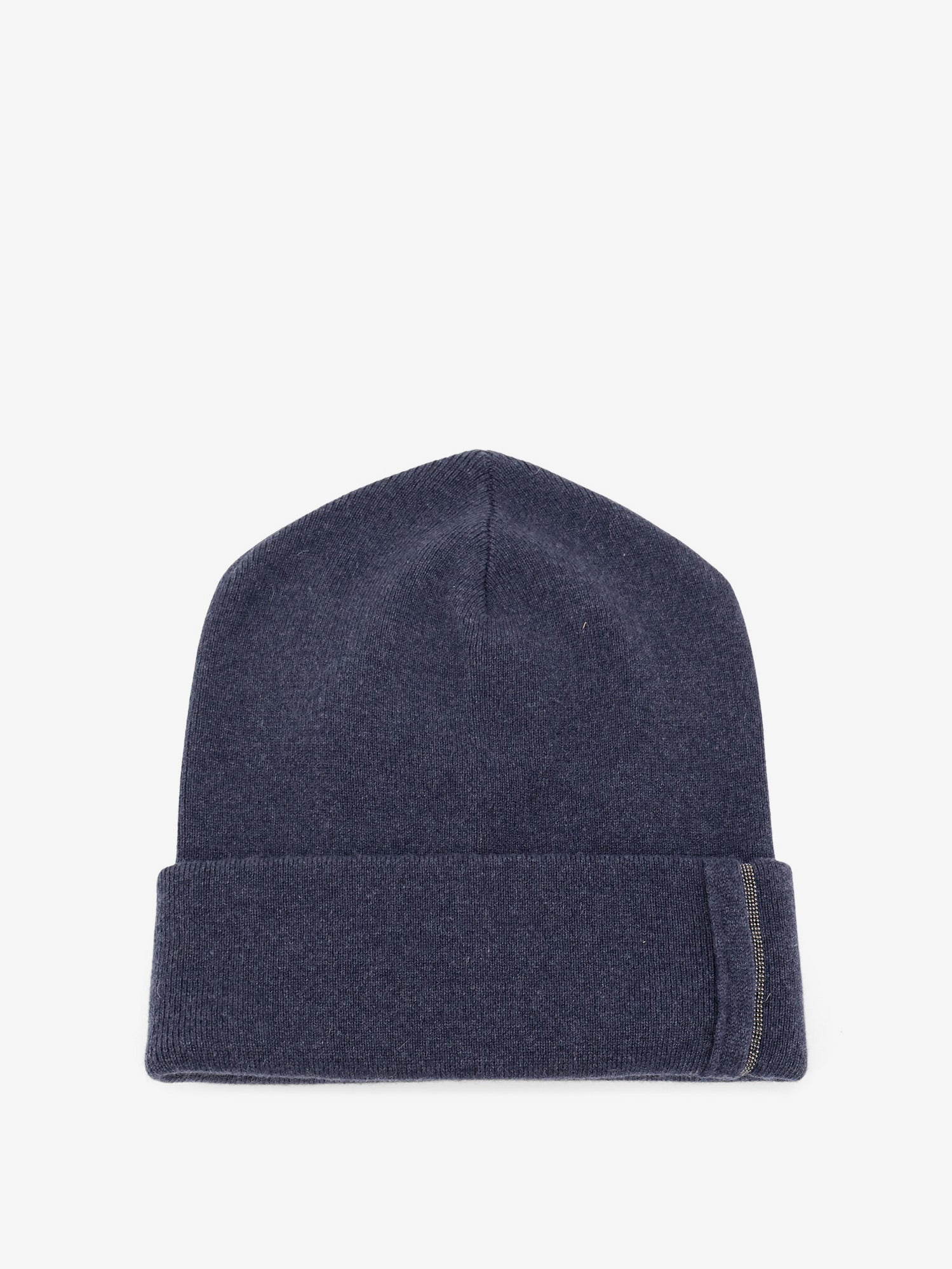 Brunello Cucinelli Women Cashmere Hat With Monili Detail BRUNELLO CUCINELLI