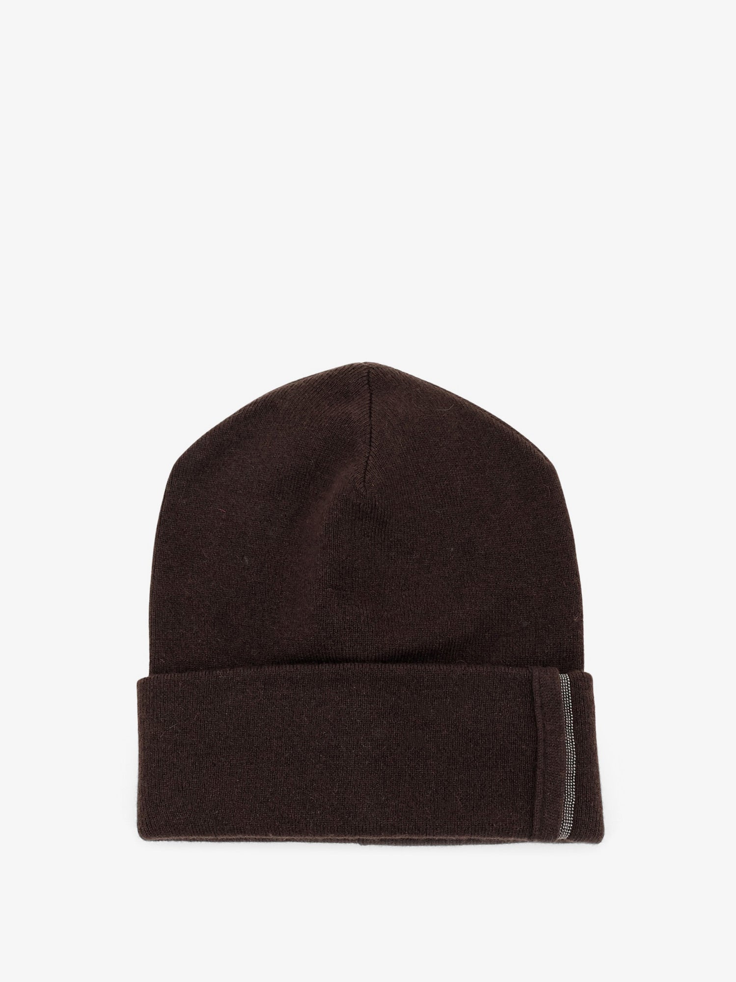 Brunello Cucinelli Women Cashmere Hat With Monili Detail BRUNELLO CUCINELLI