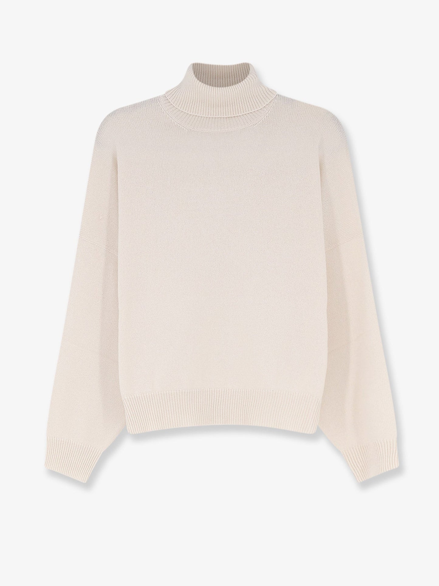 Brunello Cucinelli Women Cashmere Turtleneck With Monili Detail On The Back BRUNELLO CUCINELLI