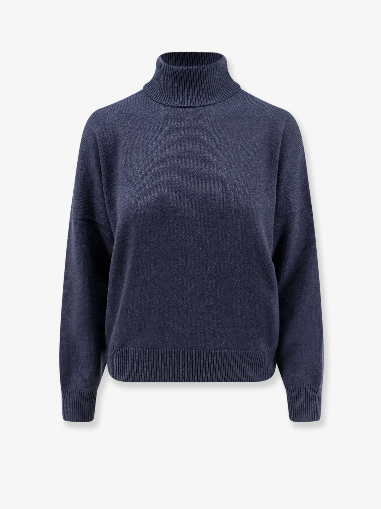 Brunello Cucinelli Women Cashmere Turtleneck With Monili Detail On The Back BRUNELLO CUCINELLI