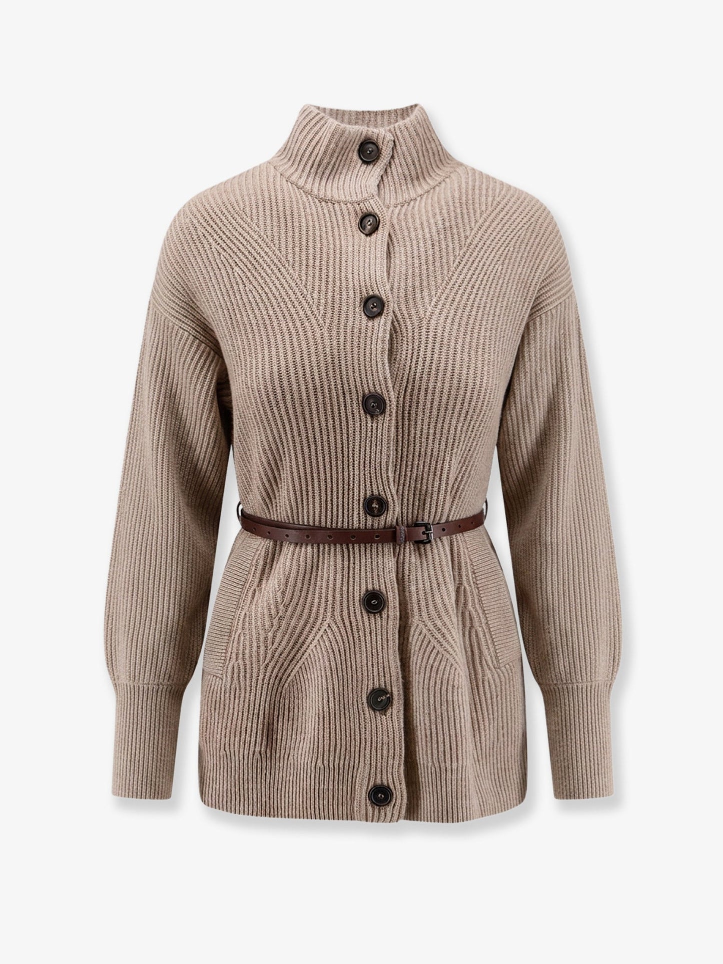 Brunello Cucinelli Women Wool, Cashmere, And Silk Blend Cardigan BRUNELLO CUCINELLI
