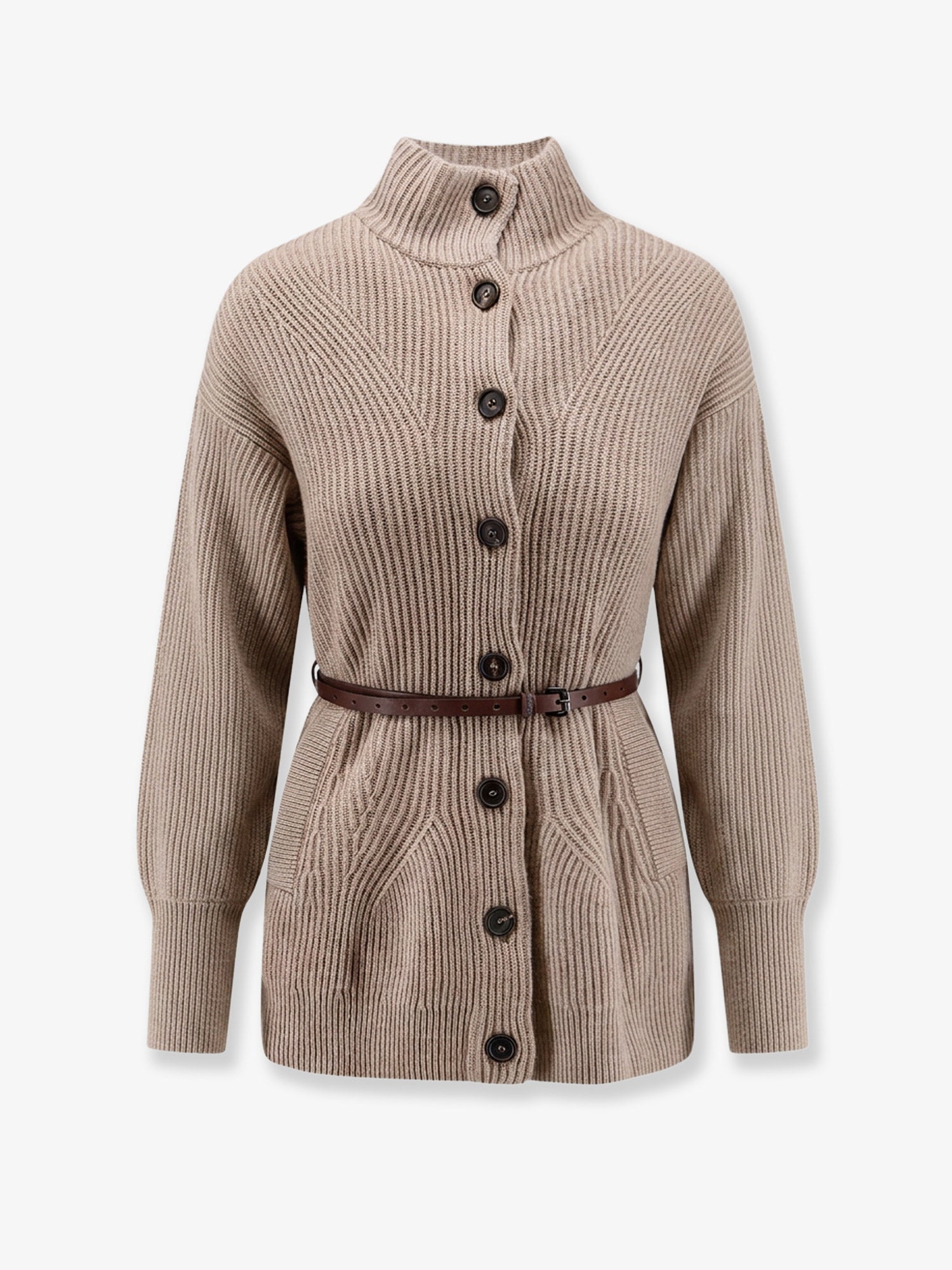 Brunello Cucinelli Women Wool, Cashmere, And Silk Blend Cardigan BRUNELLO CUCINELLI